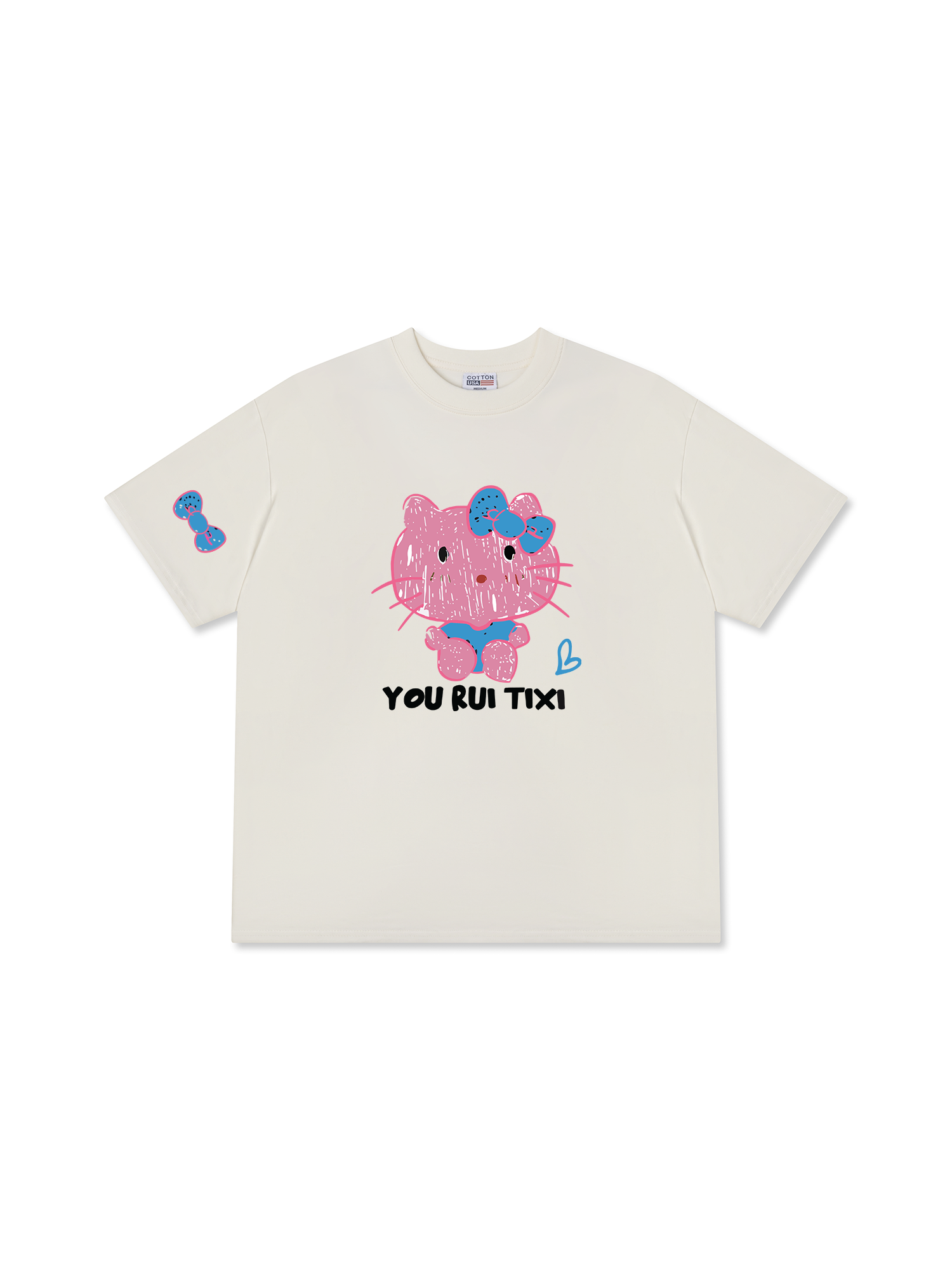 Áo Thun Relaxed Fit Soft Paw You Rui Tixi