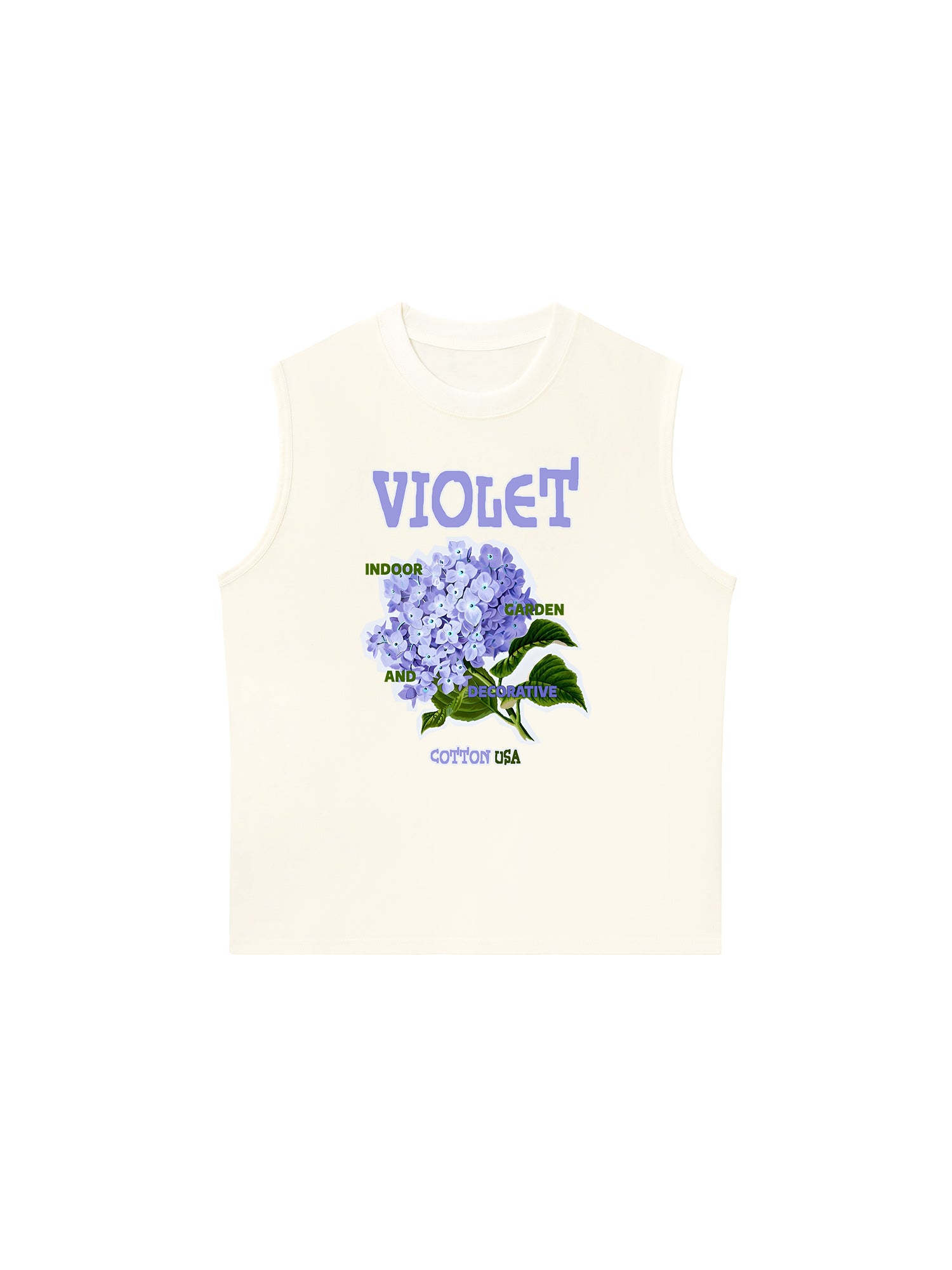 Áo Ba Lỗ Relaxed Fit Floral Indoor Violet