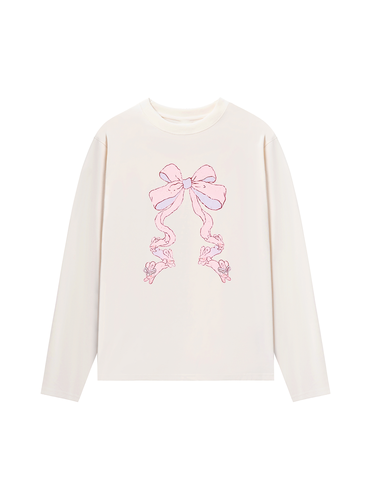 Áo Thun Dài Tay Rabbit Ribbon