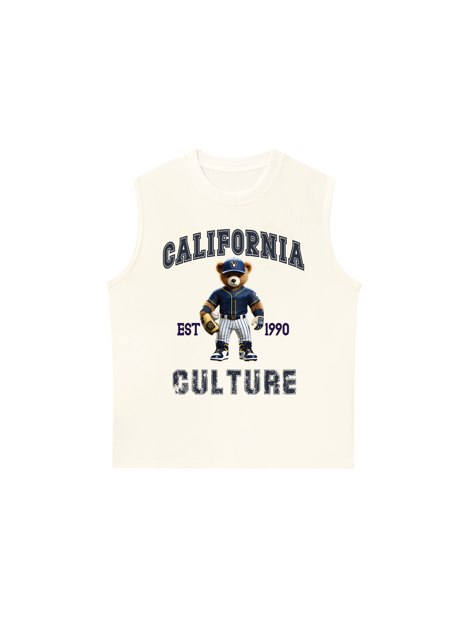 Áo Ba Lỗ Relaxed Fit Baseball California Culture