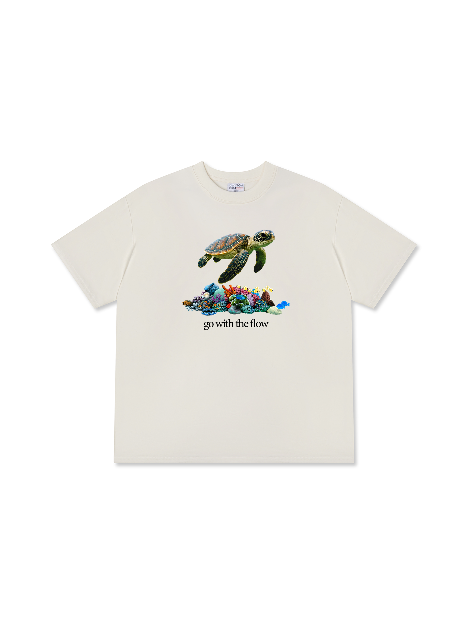 Áo Thun Relaxed Fit Go With The Flow