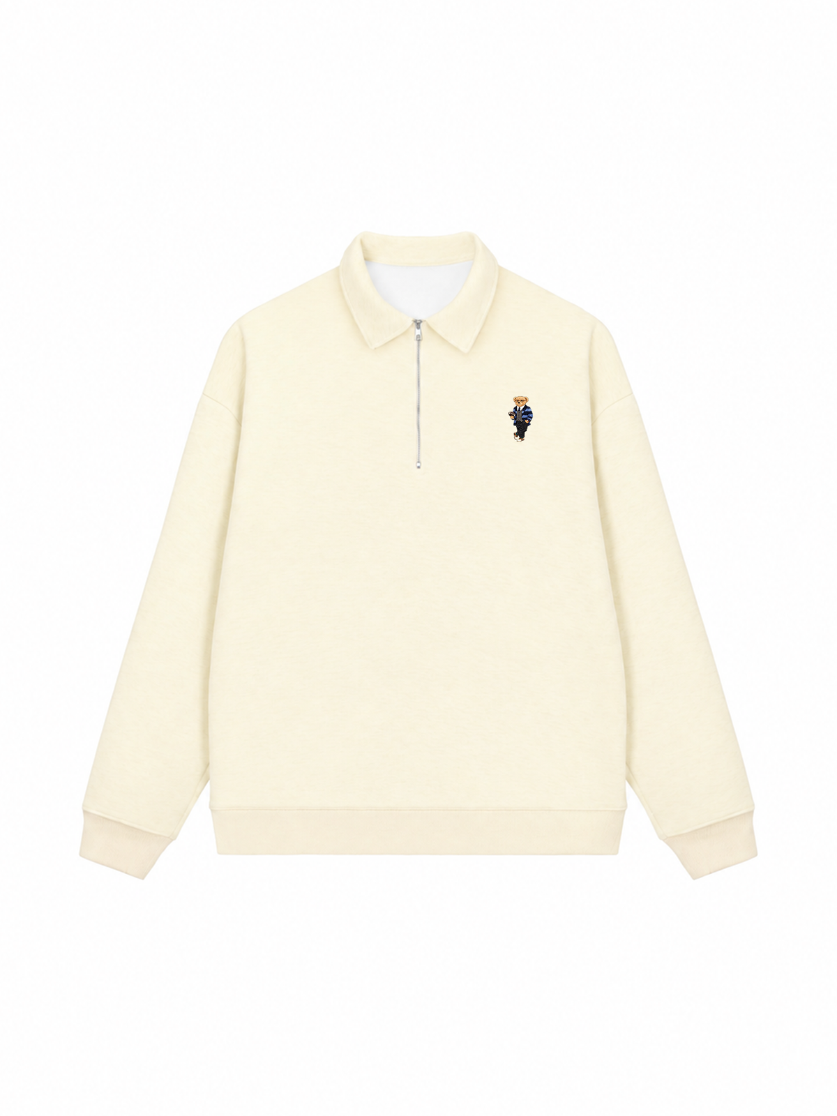 Áo Sweater Polo Nỉ Hai Da Smart Bear
