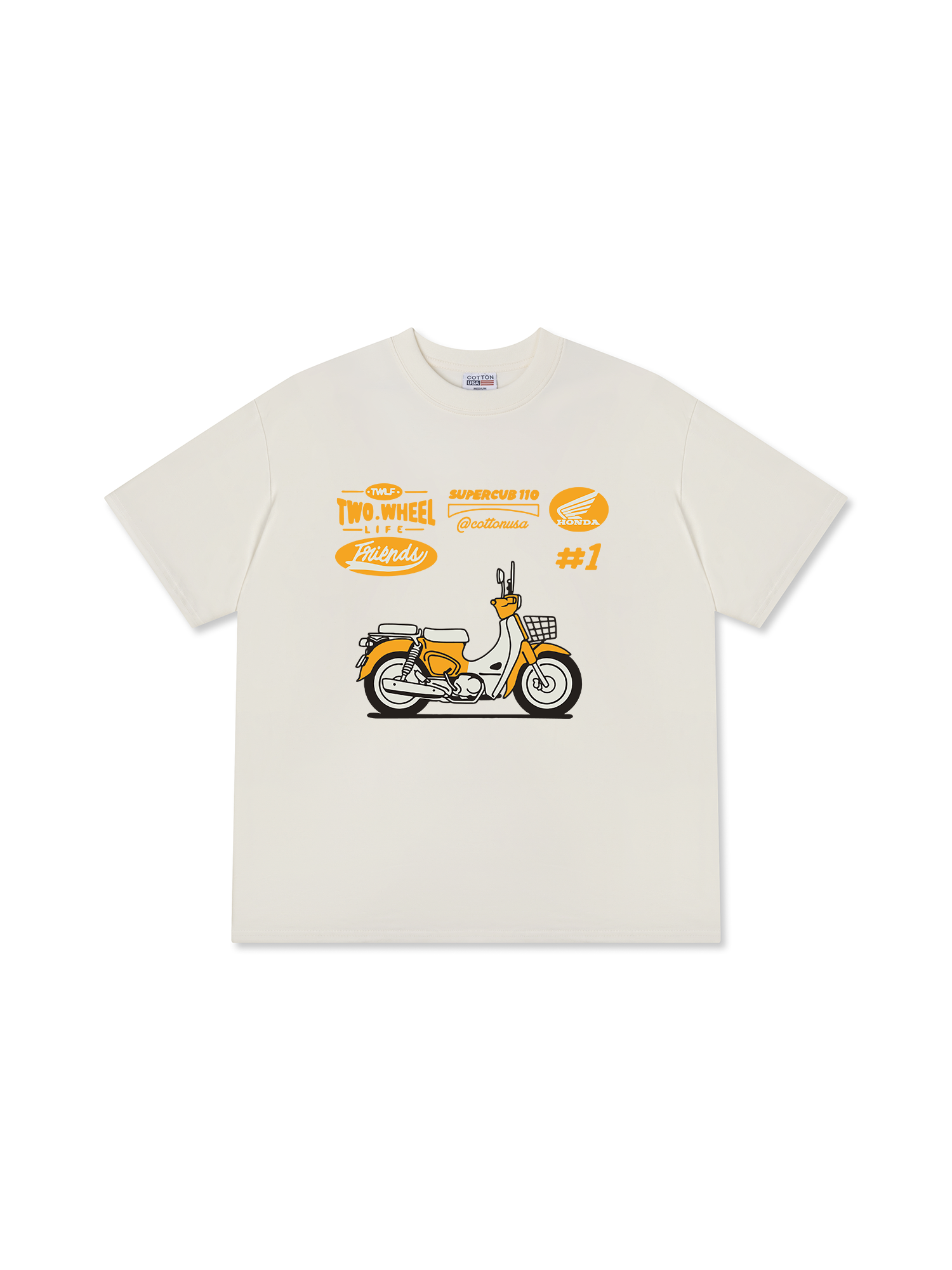 Áo Thun Relaxed Fit Motorbike Super Cub 110