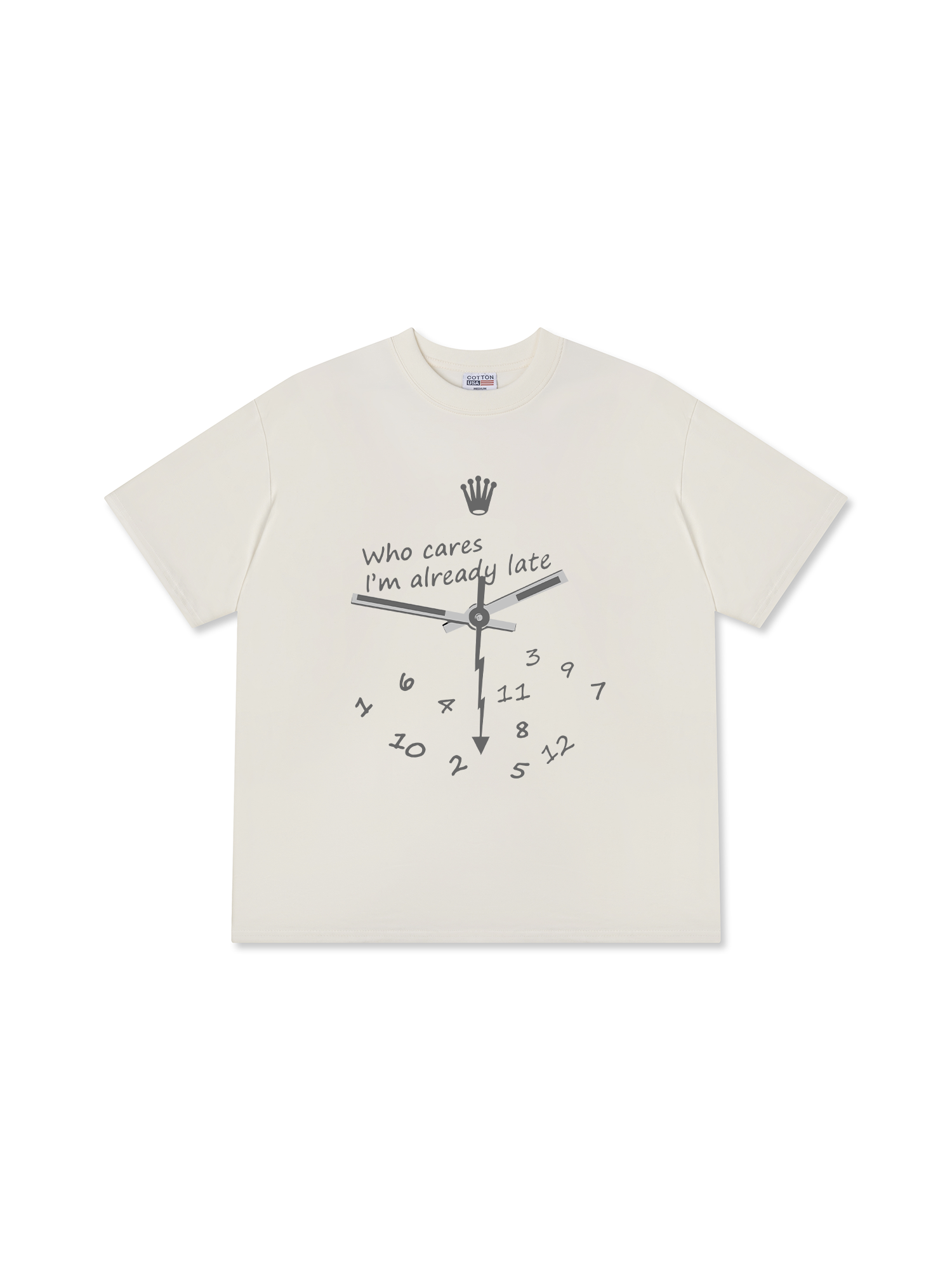 Áo Thun Relaxed Fit I'm Already Late