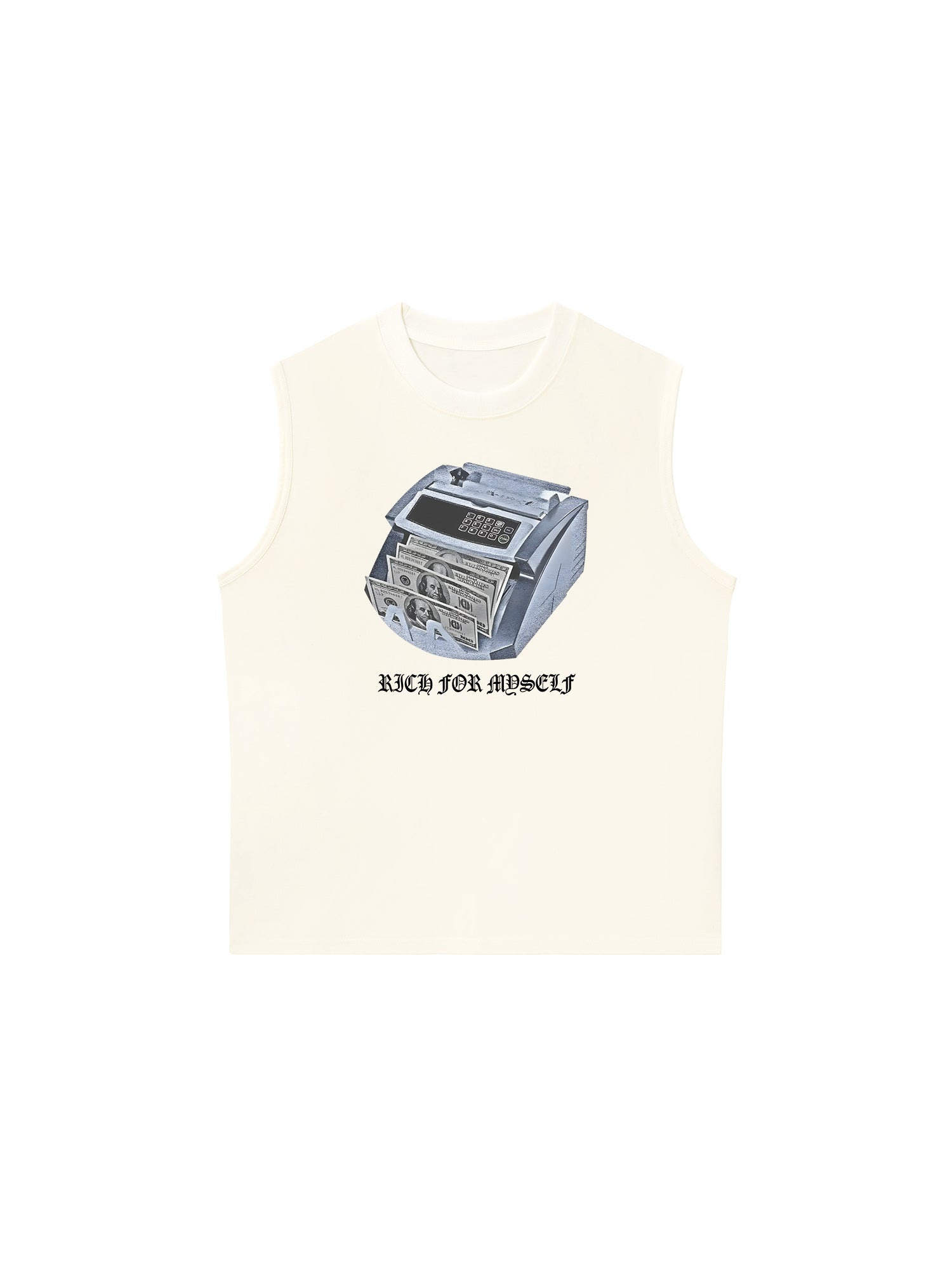 Áo Ba Lỗ Relaxed Fit Money Rich For Myself