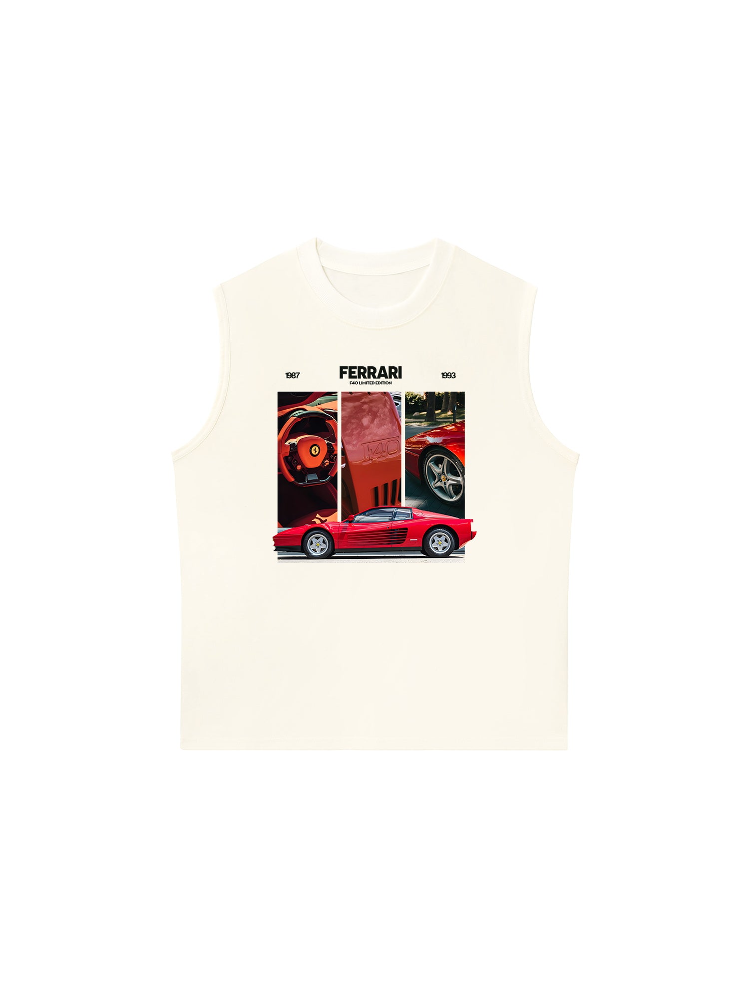 Áo Ba Lỗ Relaxed Fit Ferrari F40 Limited Edition