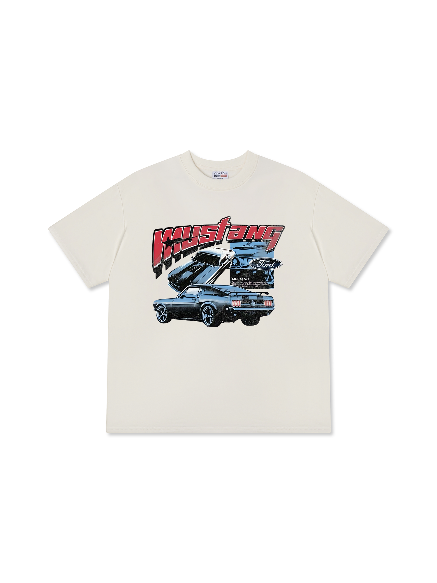 Áo Thun Relaxed Fit Ford Vintage Blue