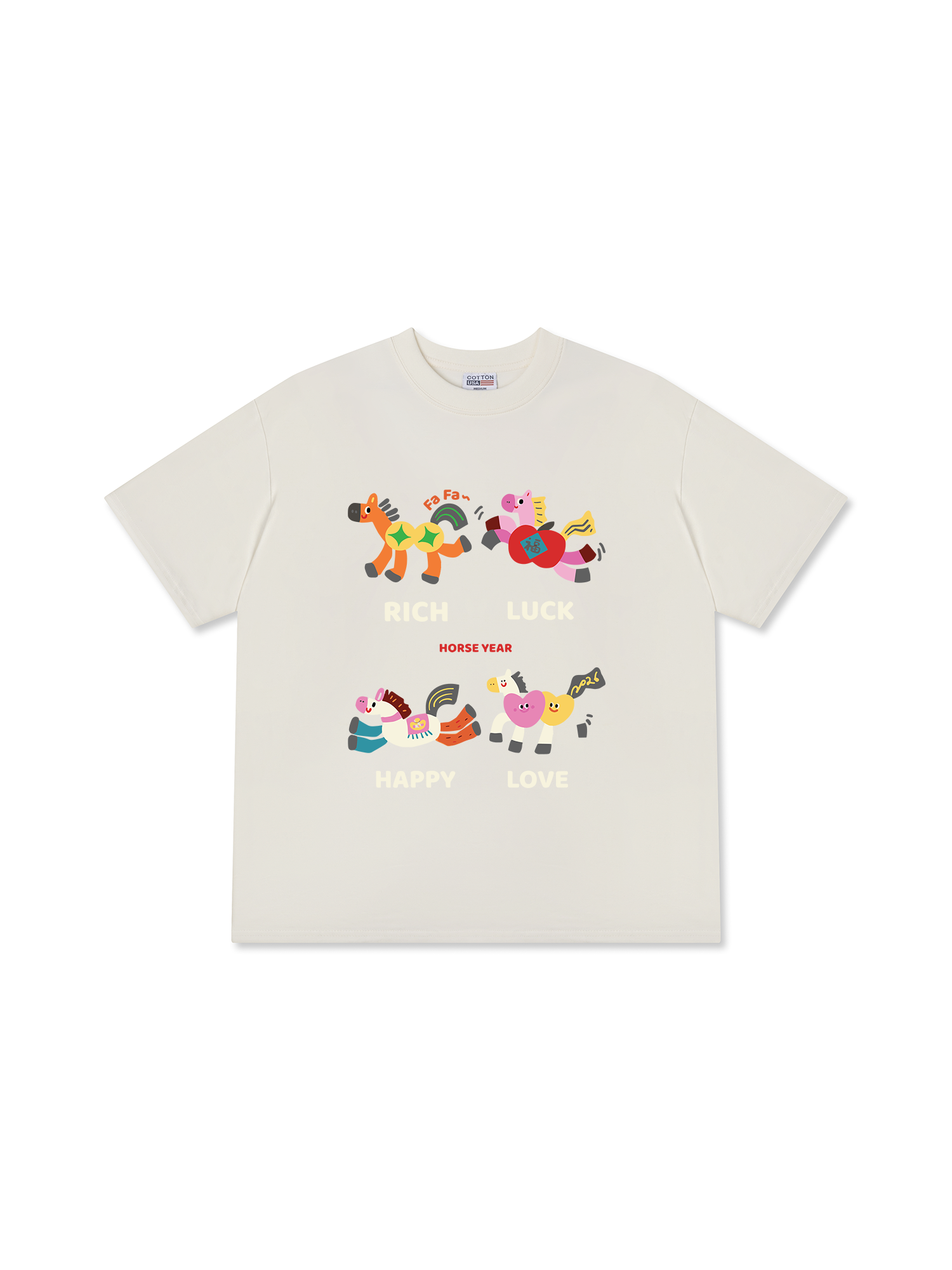 Áo Thun Relaxed Fit Horse Year