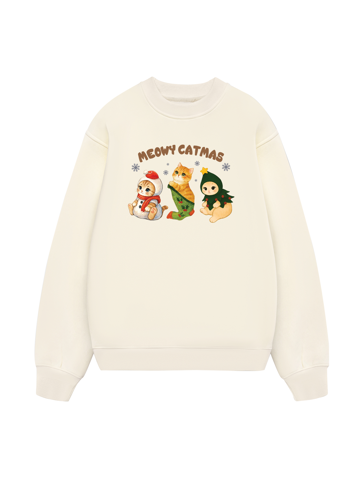 Meowy Catmas Three Cat Sweater