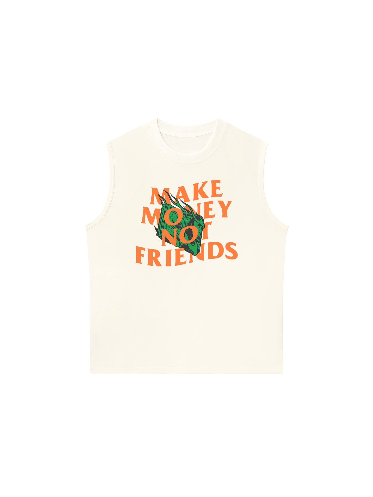 Áo Ba Lỗ Relaxed Fit Money Make Money Not Friends