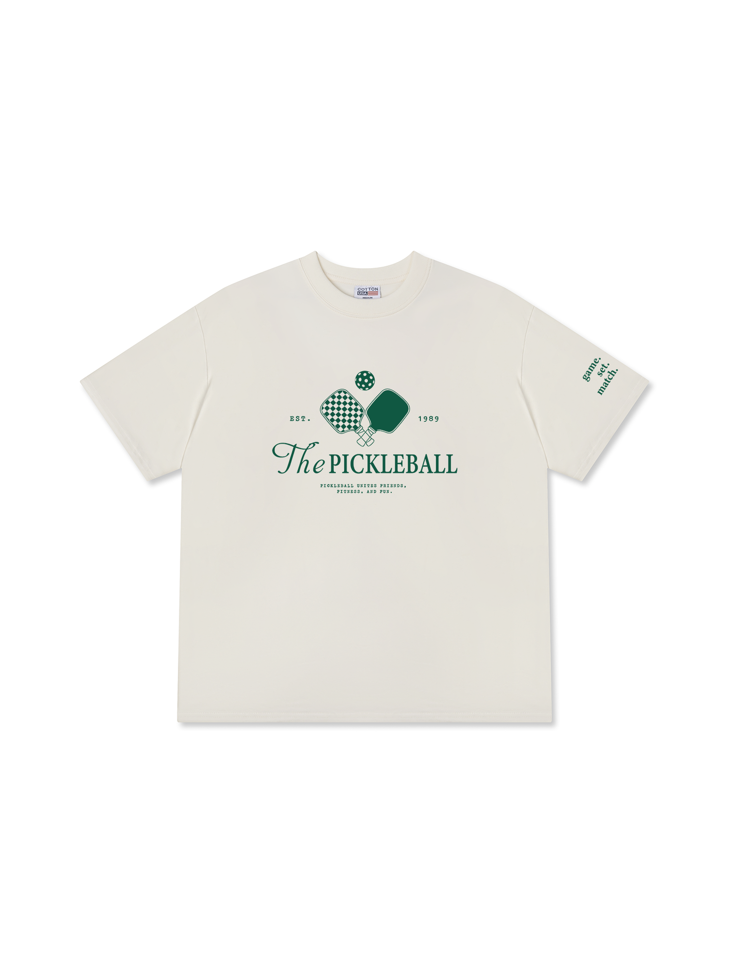 Áo Thun Relaxed Fit Pickleball Unites Friends