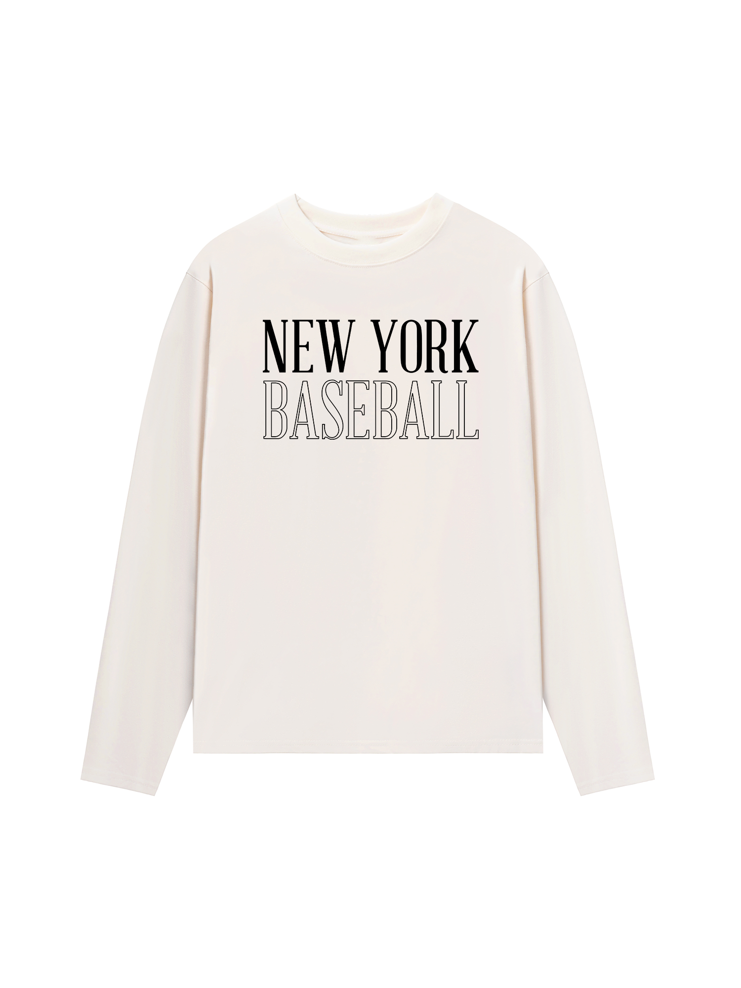Áo Thun Dài Tay Baseball Basic New York