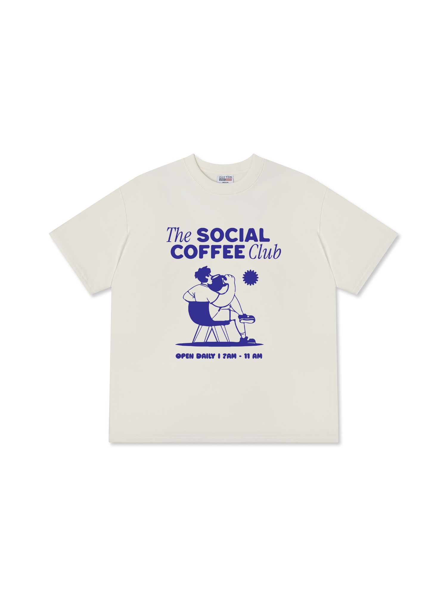 Áo Thun Relaxed Fit Daily Cup The Social Coffee Club