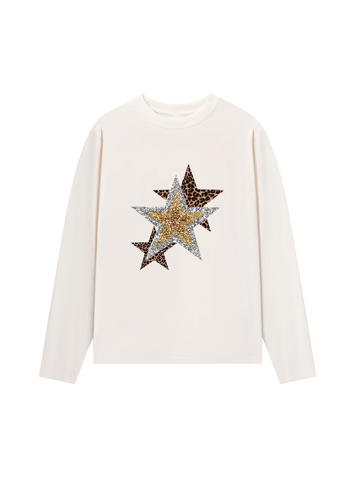 Áo Thun Dài Tay Urban Leopard Metallic Savage Stars