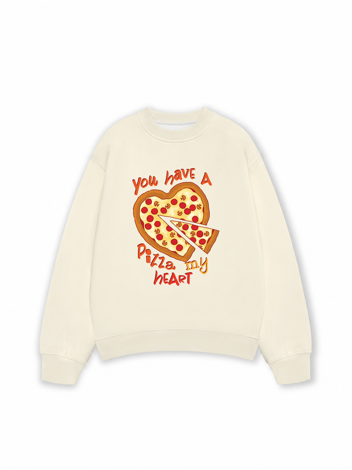 Áo Sweater Nỉ Hai Da Yumy Mood You Have A Pizza