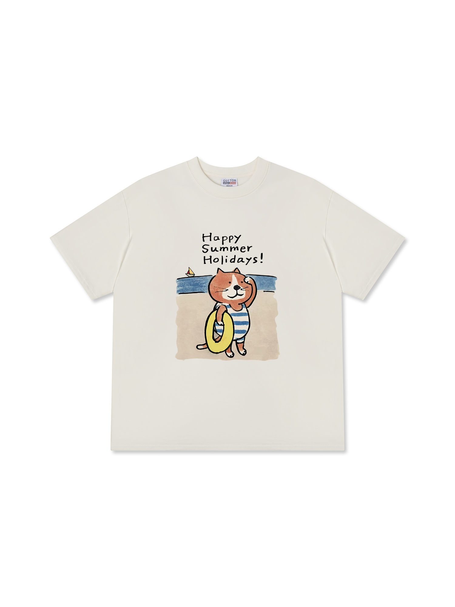 Áo Thun Relaxed Fit Happy Summer Holidays