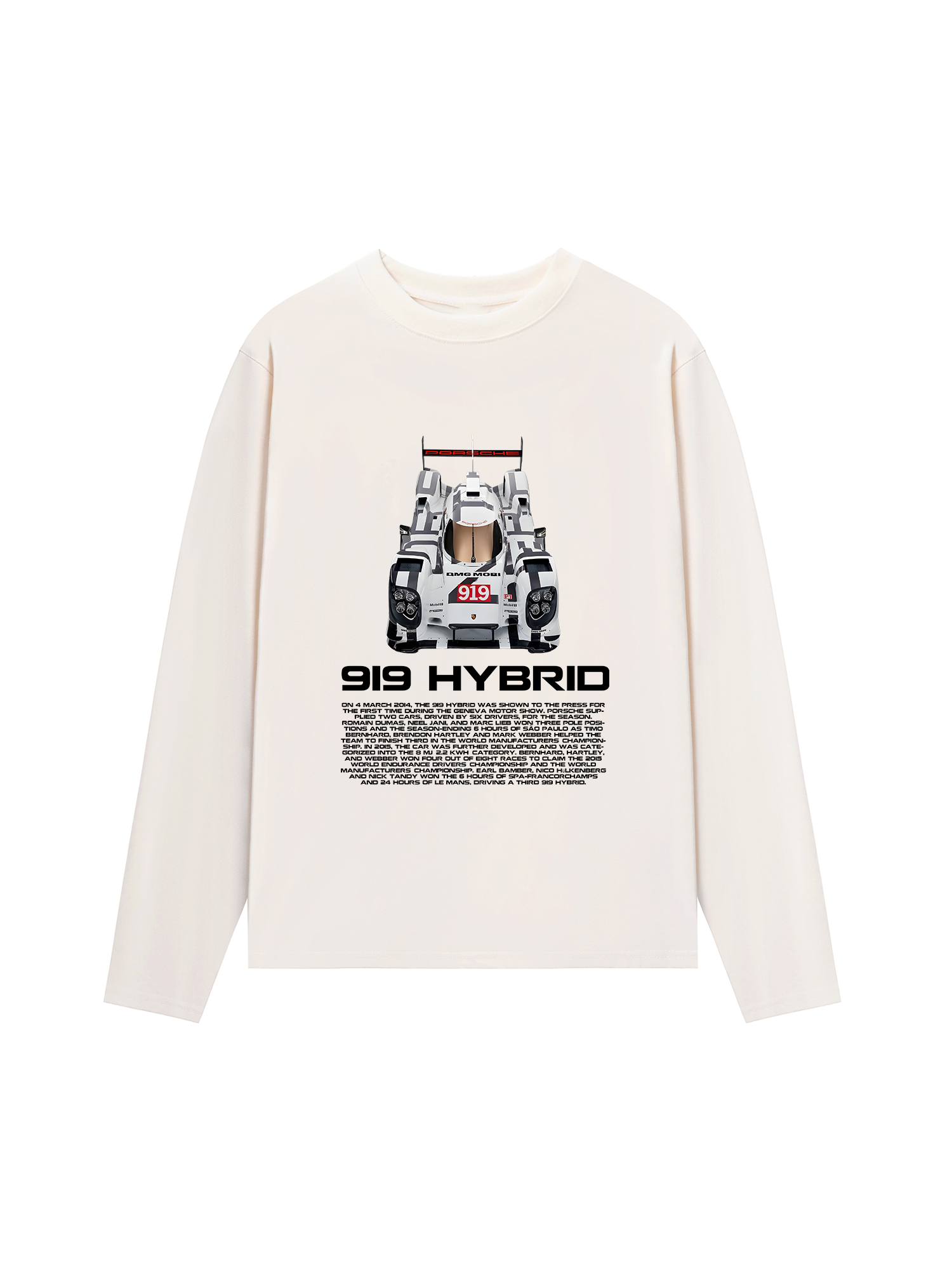 Áo Thun Dài Tay Porsche 919 HYBRID