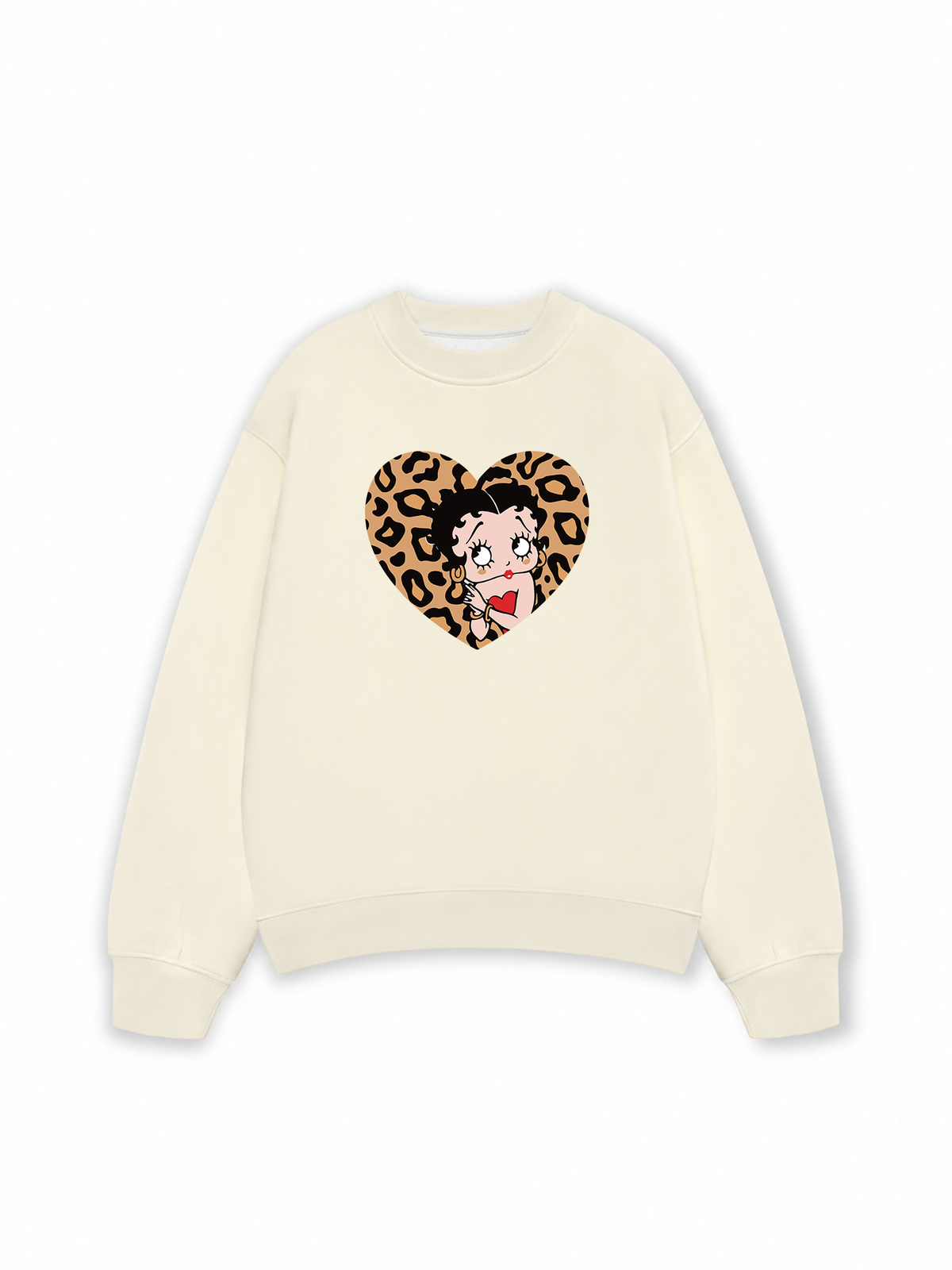 Áo Sweater Nỉ Hai Da Urban Leopard Betty Cheetah Heart