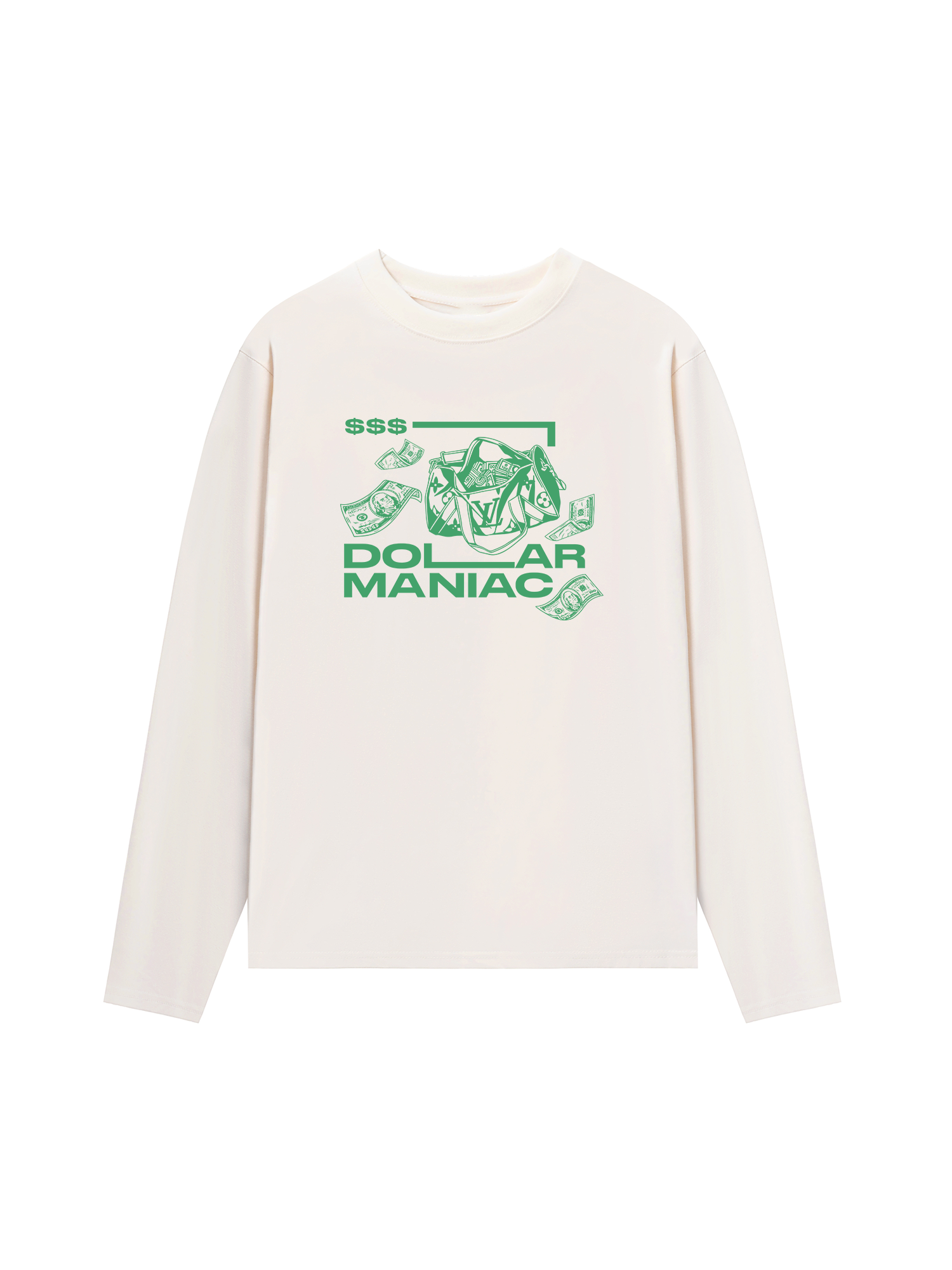 Áo Thun Dài Tay Money Dolar Maniac