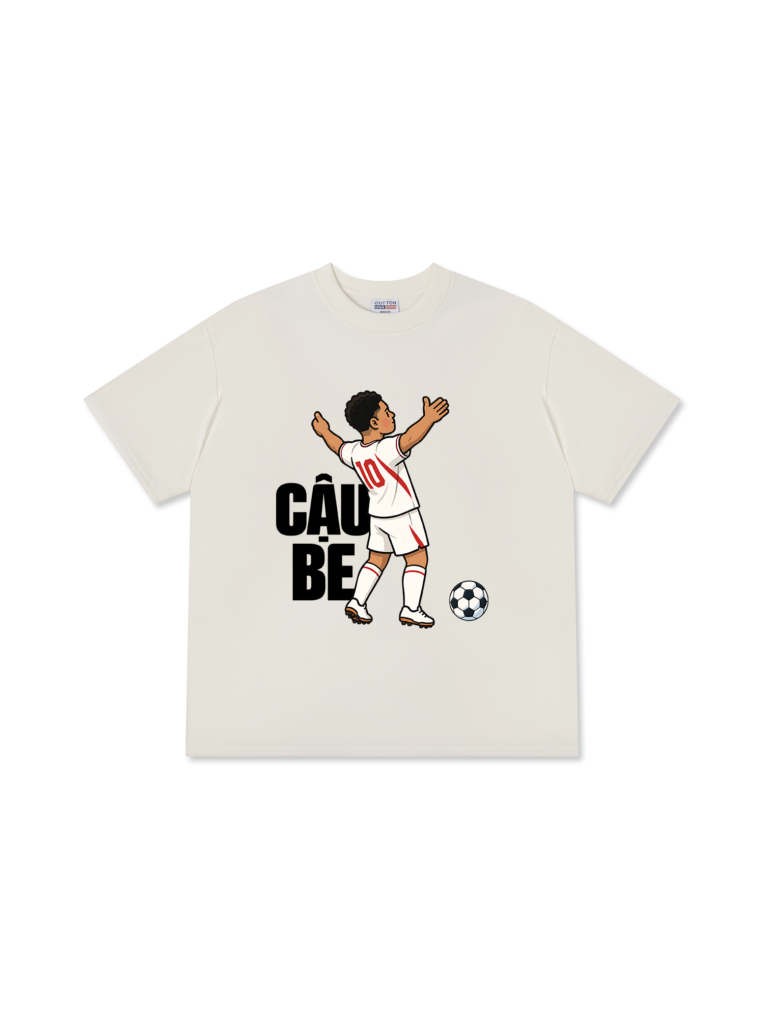 Áo Thun Relaxed Fit Soccer Cậu Be
