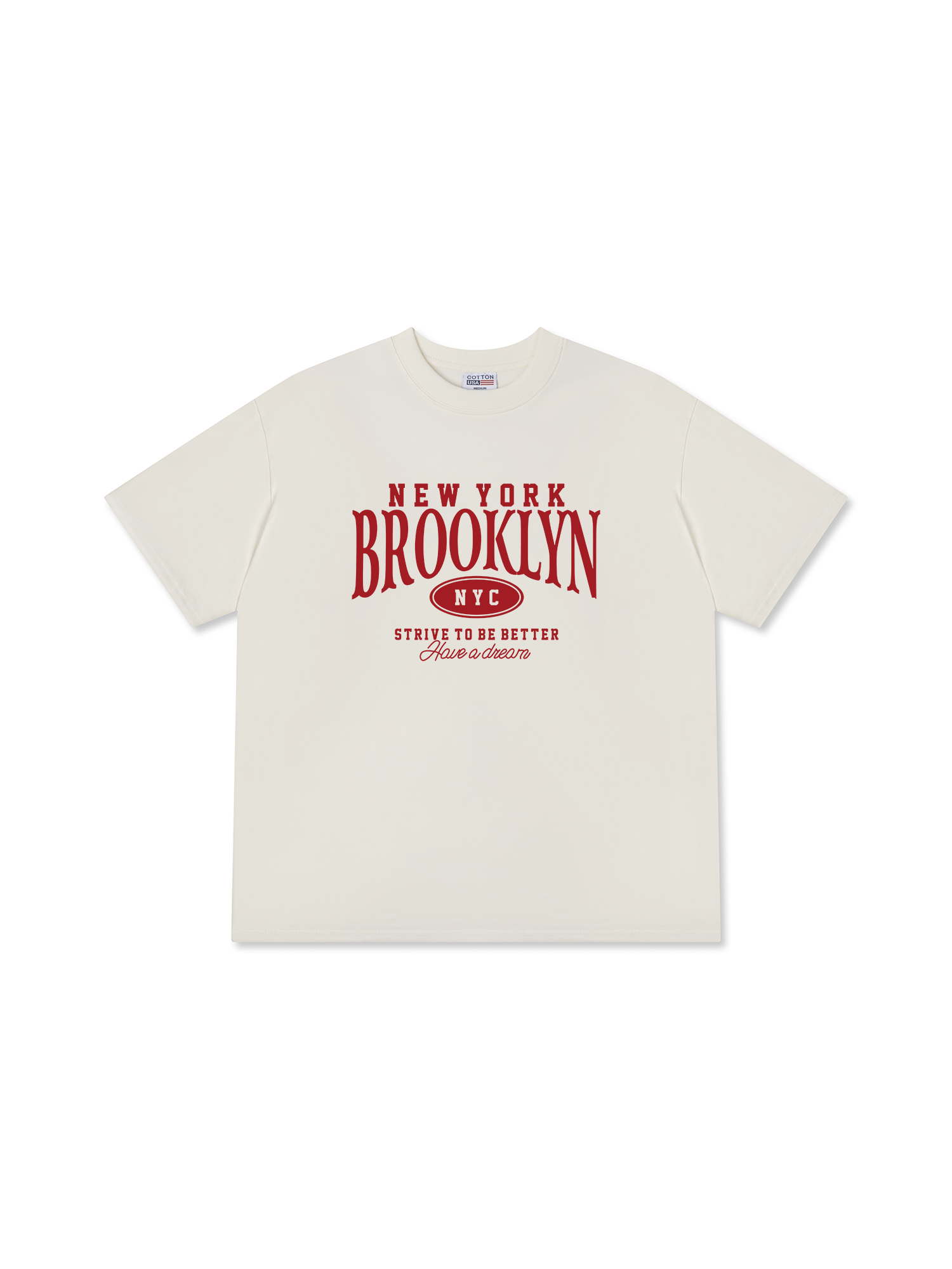 Áo Thun Relaxed Fit City New York Brooklyn
