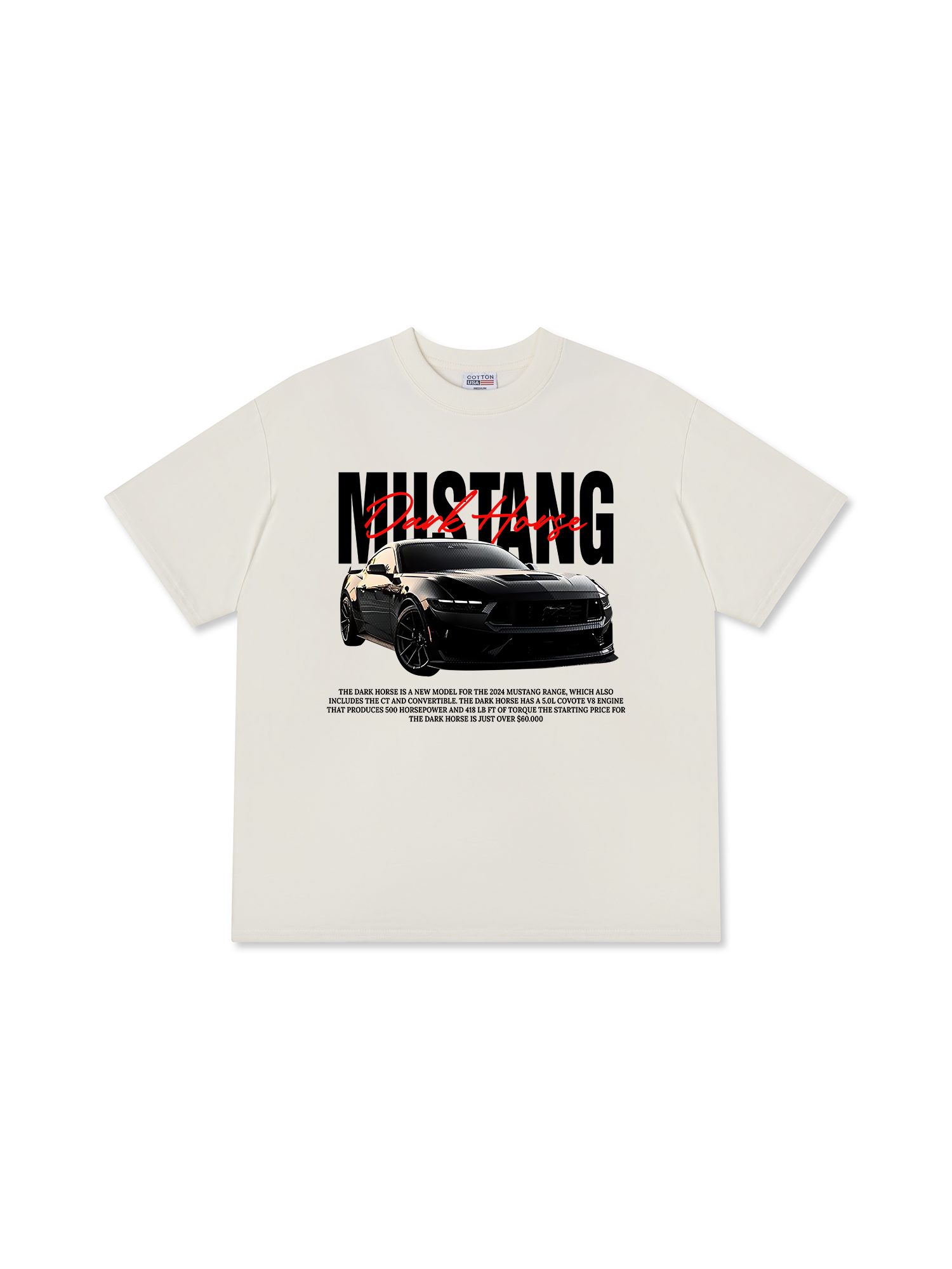 Áo Thun Relaxed Fit Ford Mustang Dark Horse
