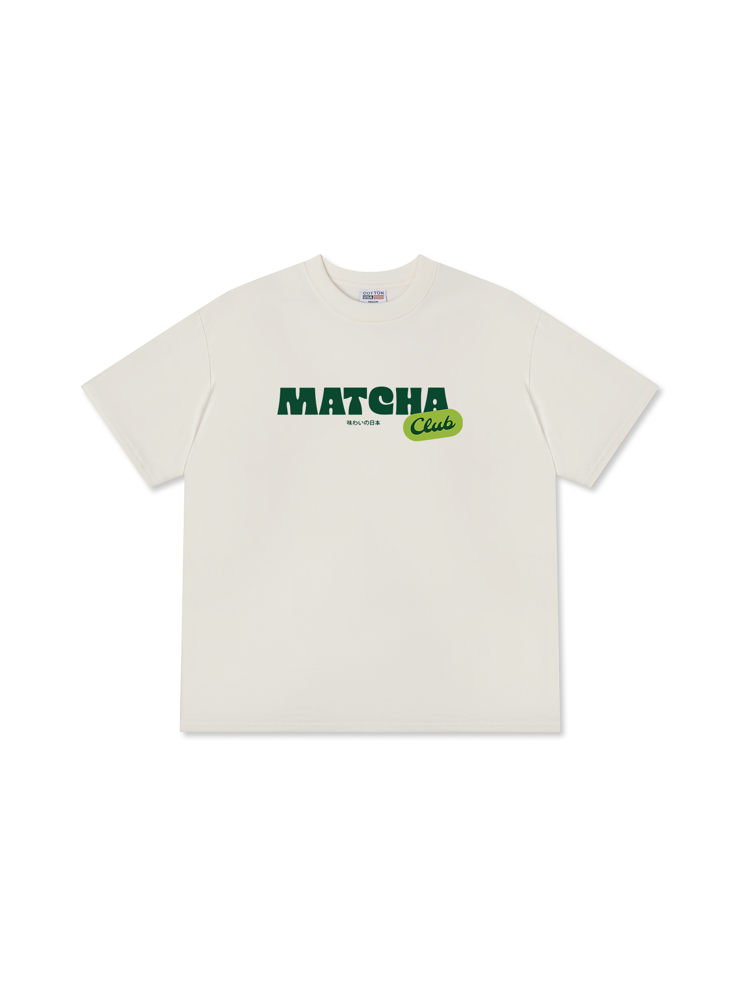 Áo Thun Relaxed Fit Daily Cup Matcha Club