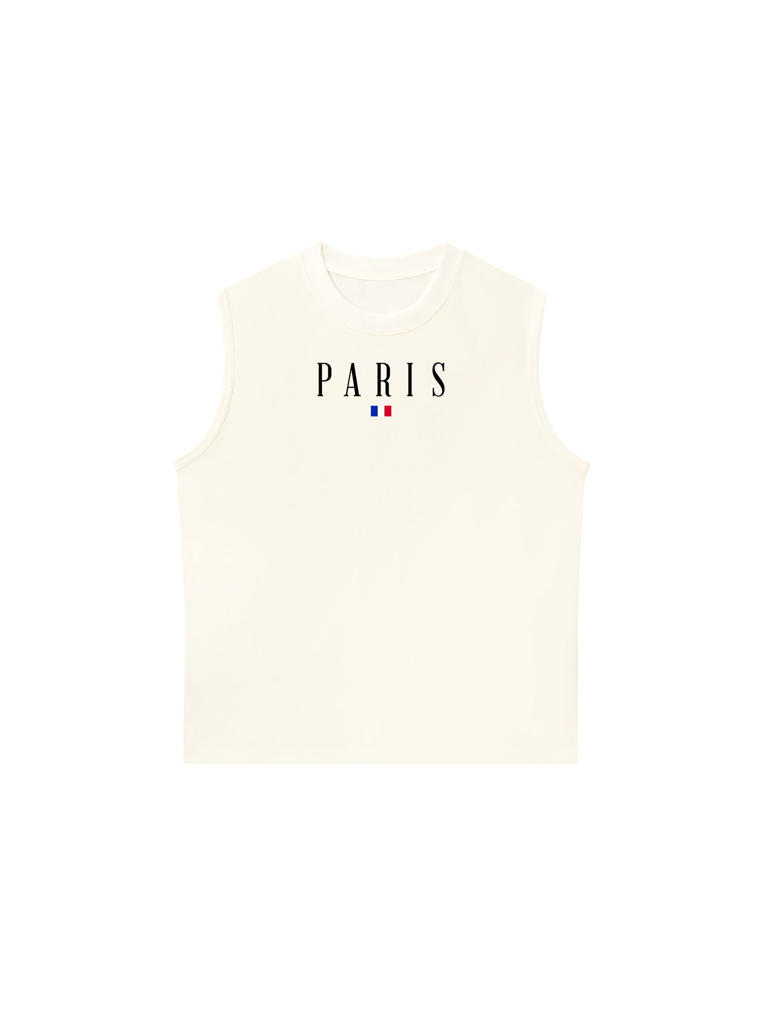 Áo Ba Lỗ Relaxed Fit Paris Minimalist