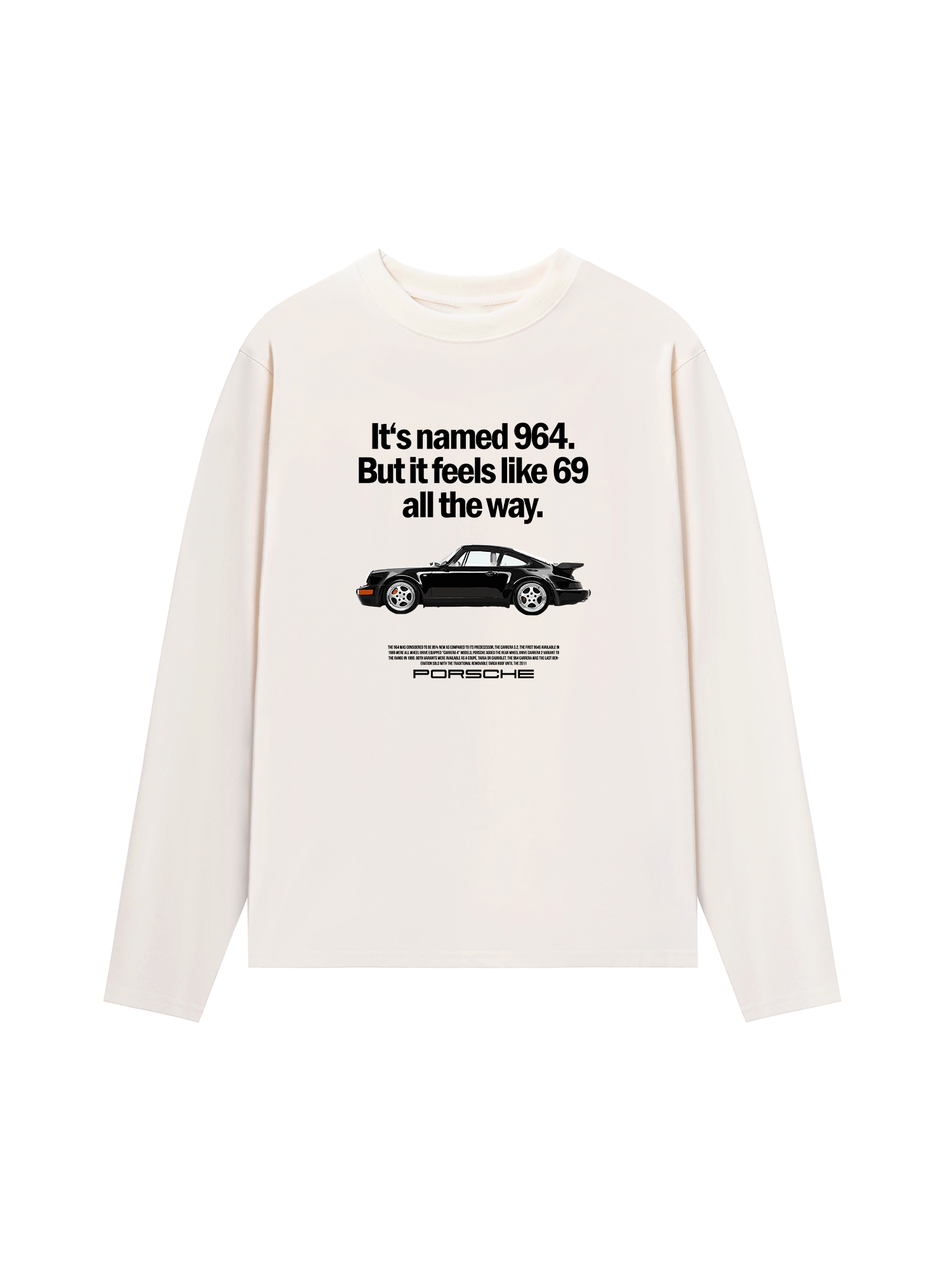 Áo Thun Dài Tay Porsche It Feel Like 69