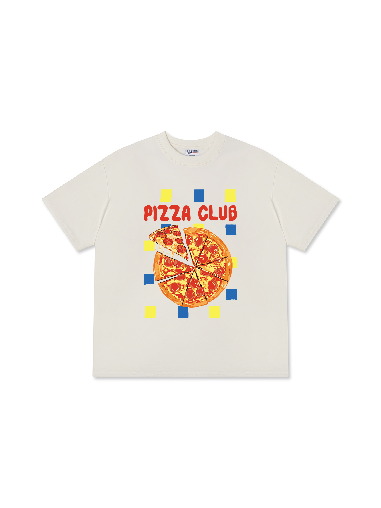 Áo Thun Relaxed Fit Yummy Mood Pizzaclub