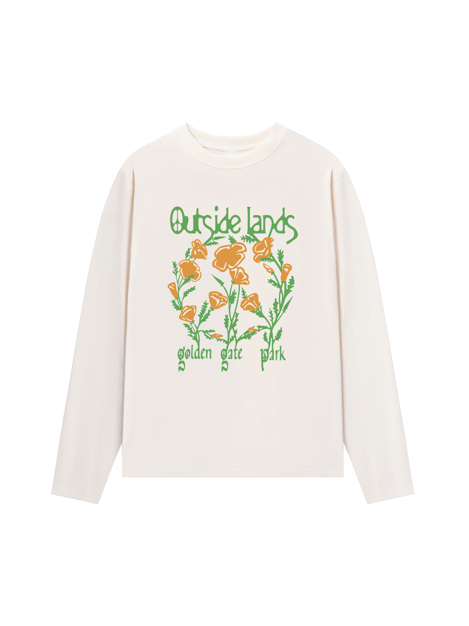 Áo Thun Dài Tay Floral Outside Lands