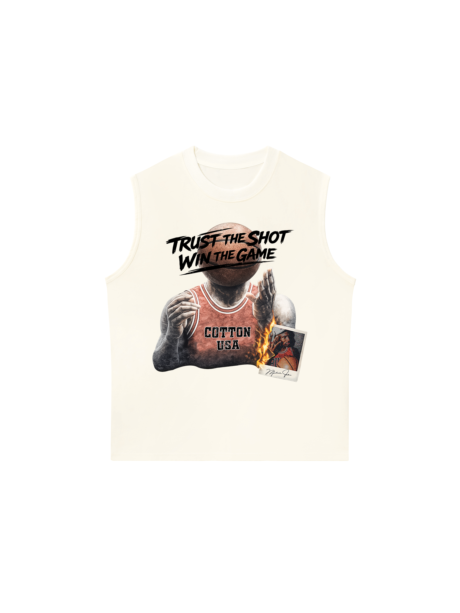 Áo Ba Lỗ Relaxed Fit Basketball Trust The Shot Win The Game