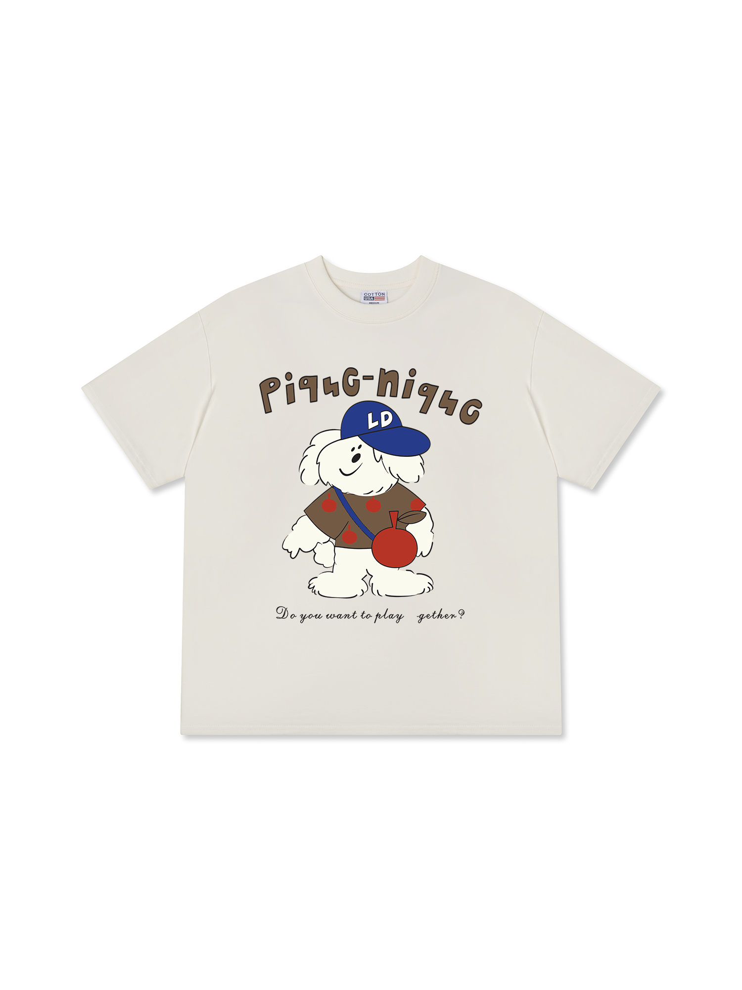 Áo Thun Relaxed Fit Soft Paw LD Puppy