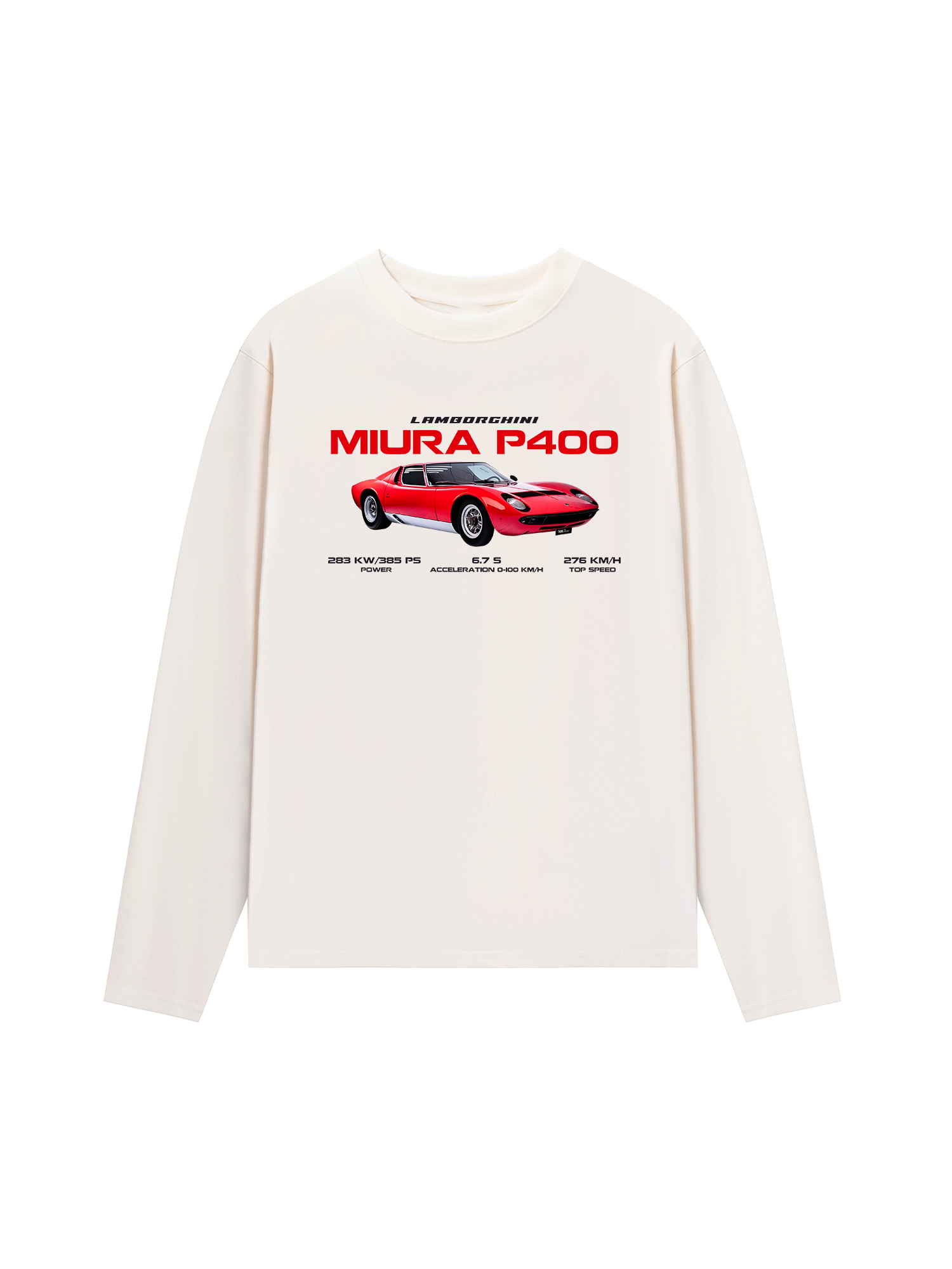 Áo Thun Dài Tay Lamborghini Miura P400