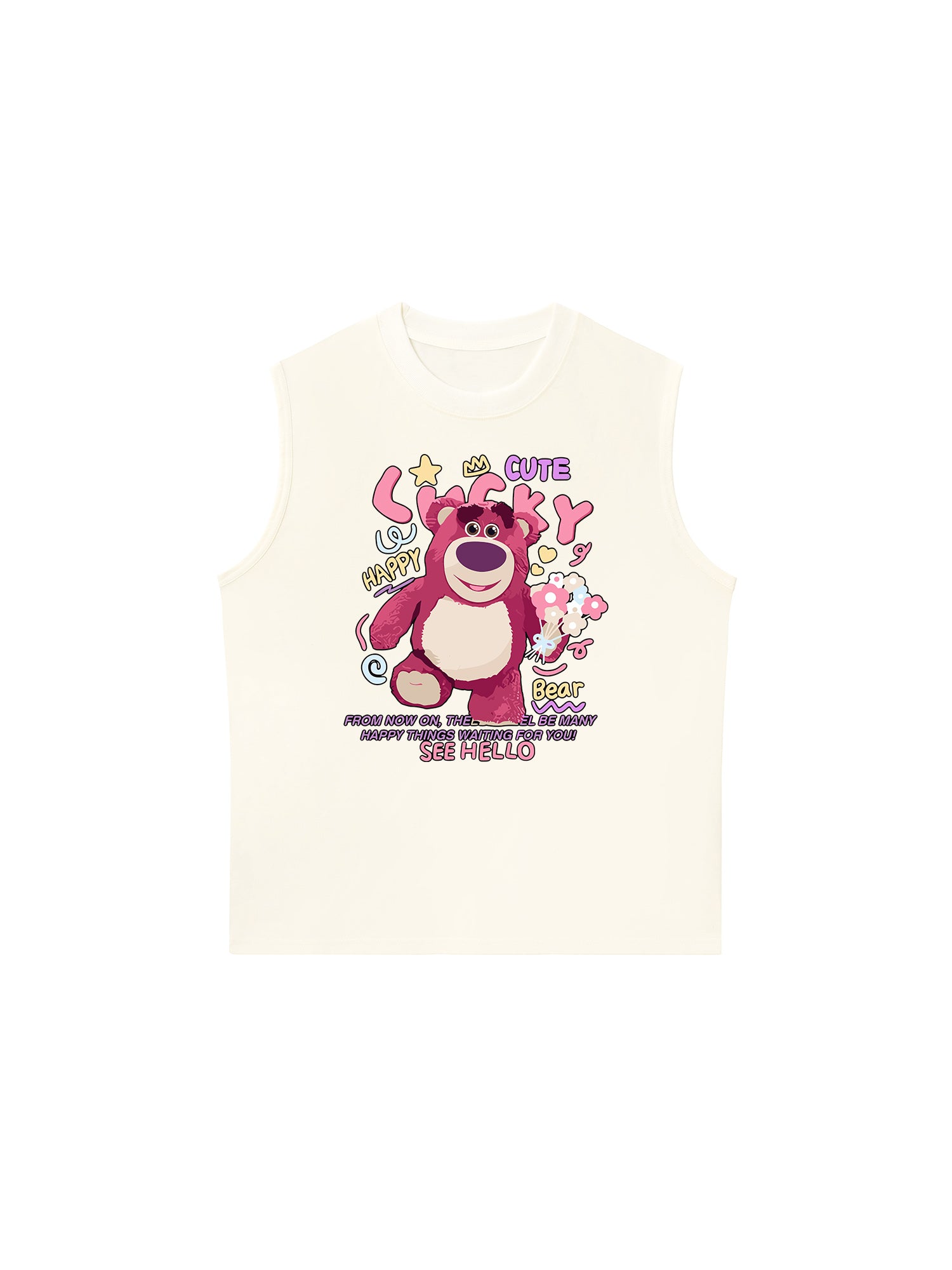 Áo Ba Lỗ Relaxed Fit Lucky Bear