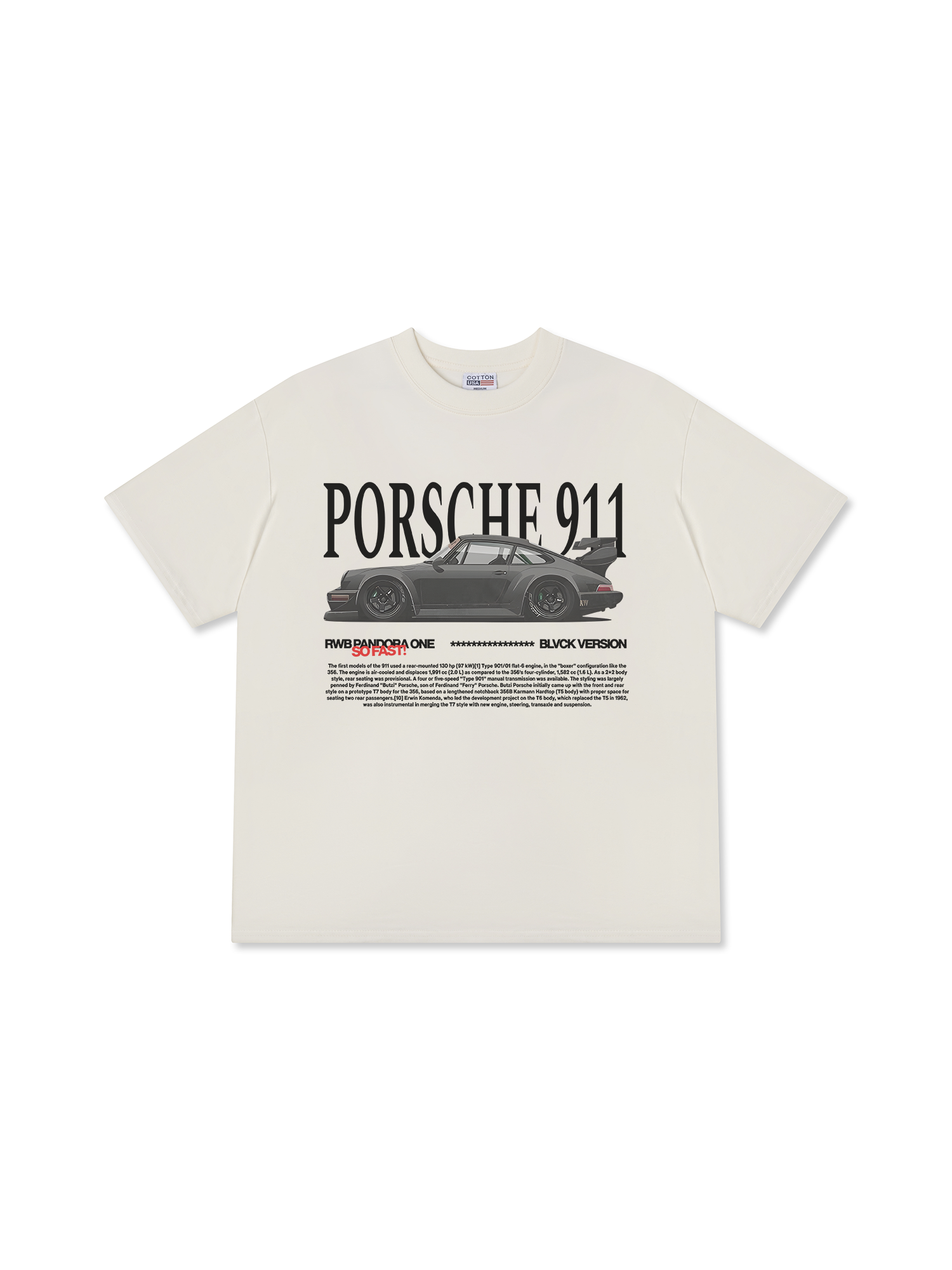 Áo Thun Relaxed Fit Porsche RWB Pandora One