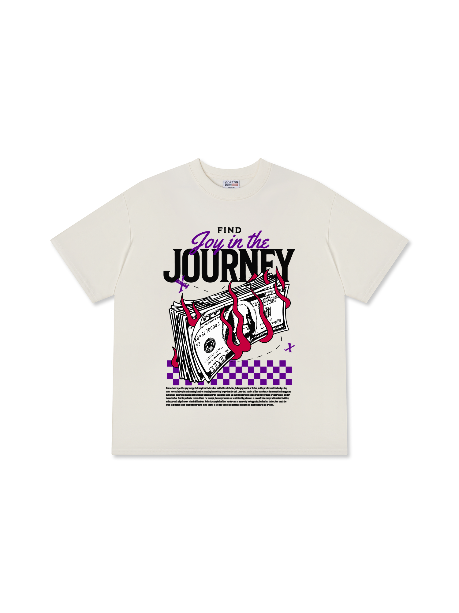 Áo Thun Relaxed Fit Money Find Joy In The Journey