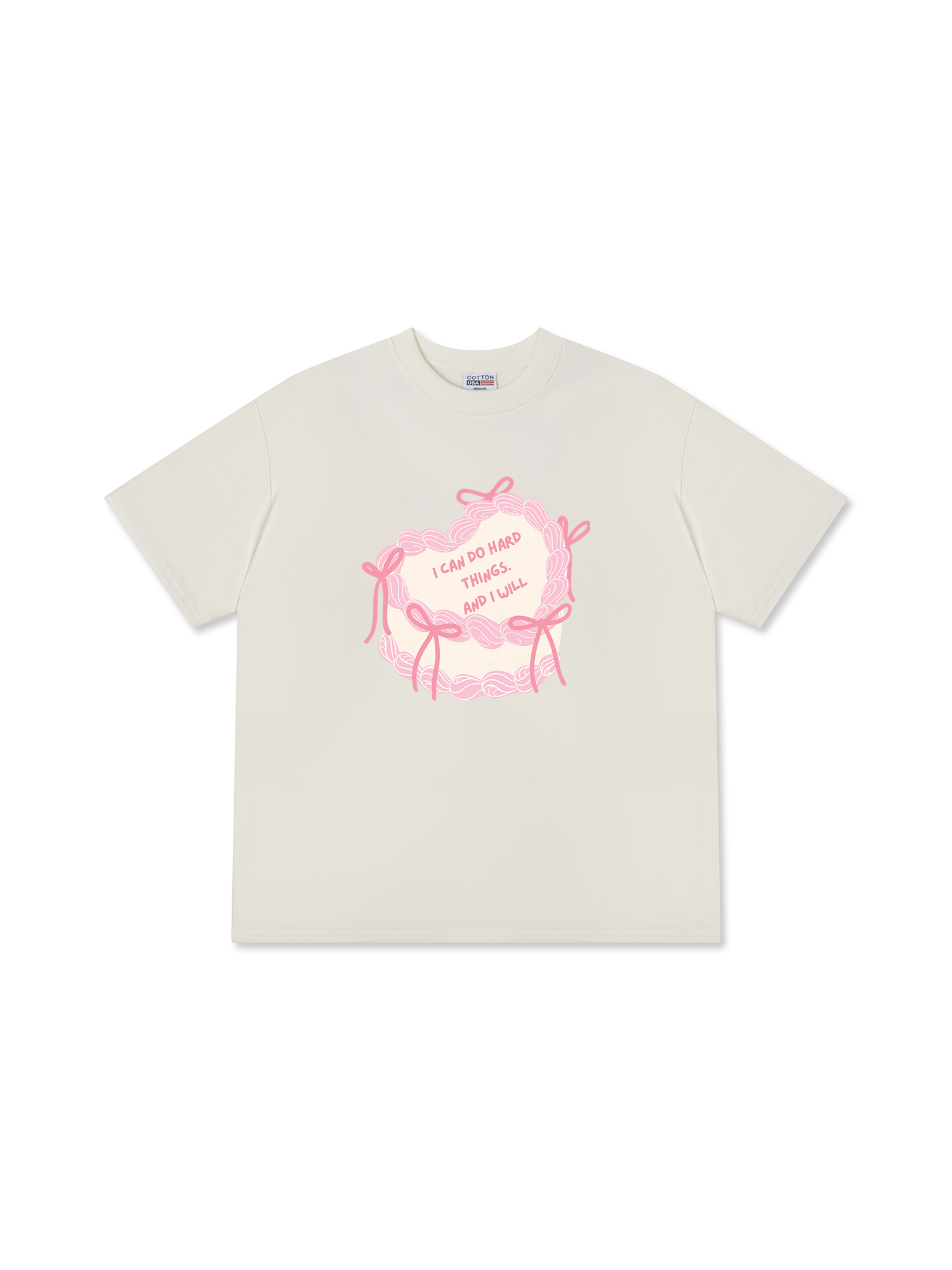 Áo Thun Relaxed Fit I Can Do Hard Thing