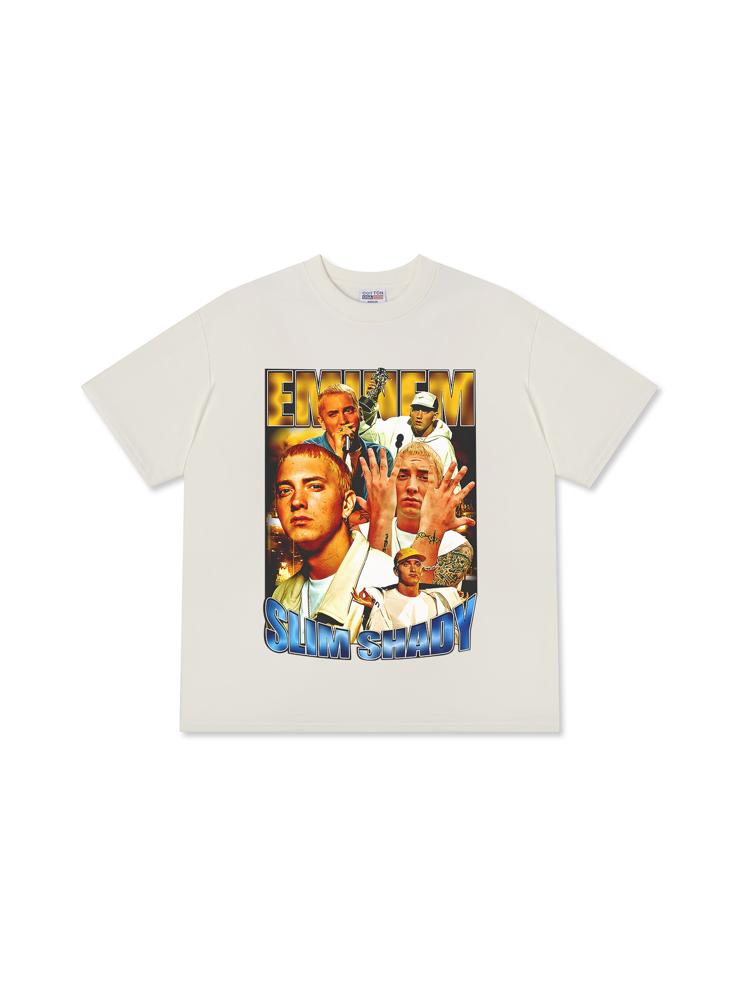 Áo Thun Relaxed Fit Rapper Eminem Vintage Style Essential