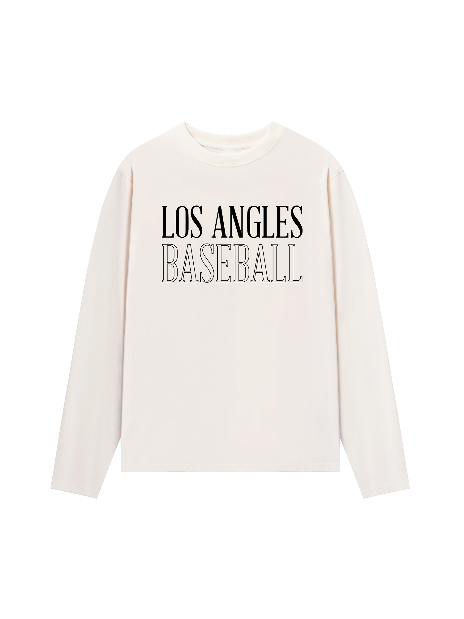 Áo Thun Dài Tay Baseball Basic Los Angles