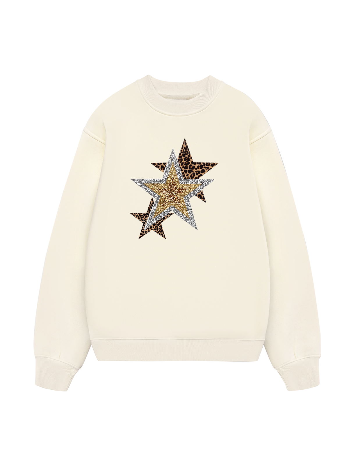 Sweater Urban Leopard Metallic Savage Stars