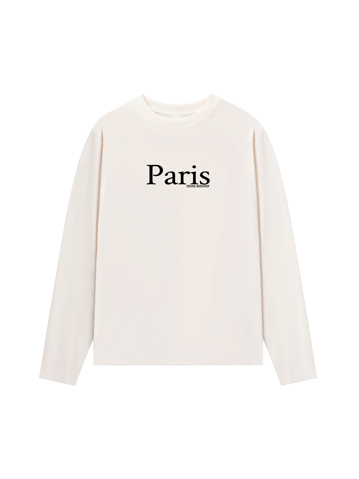 Áo Thun Dài Tay Paris Mou Amour