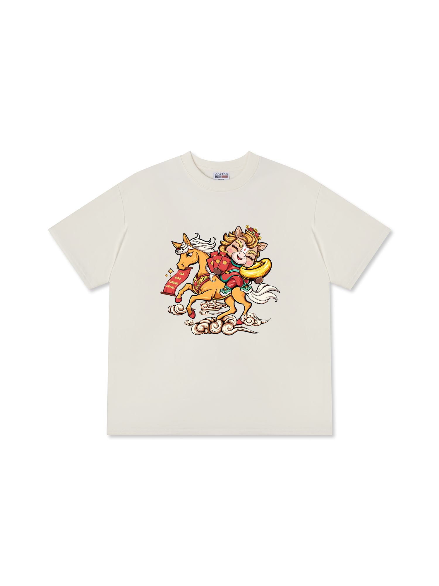 Áo Thun Relaxed Fit Mã Đáo Thành Công