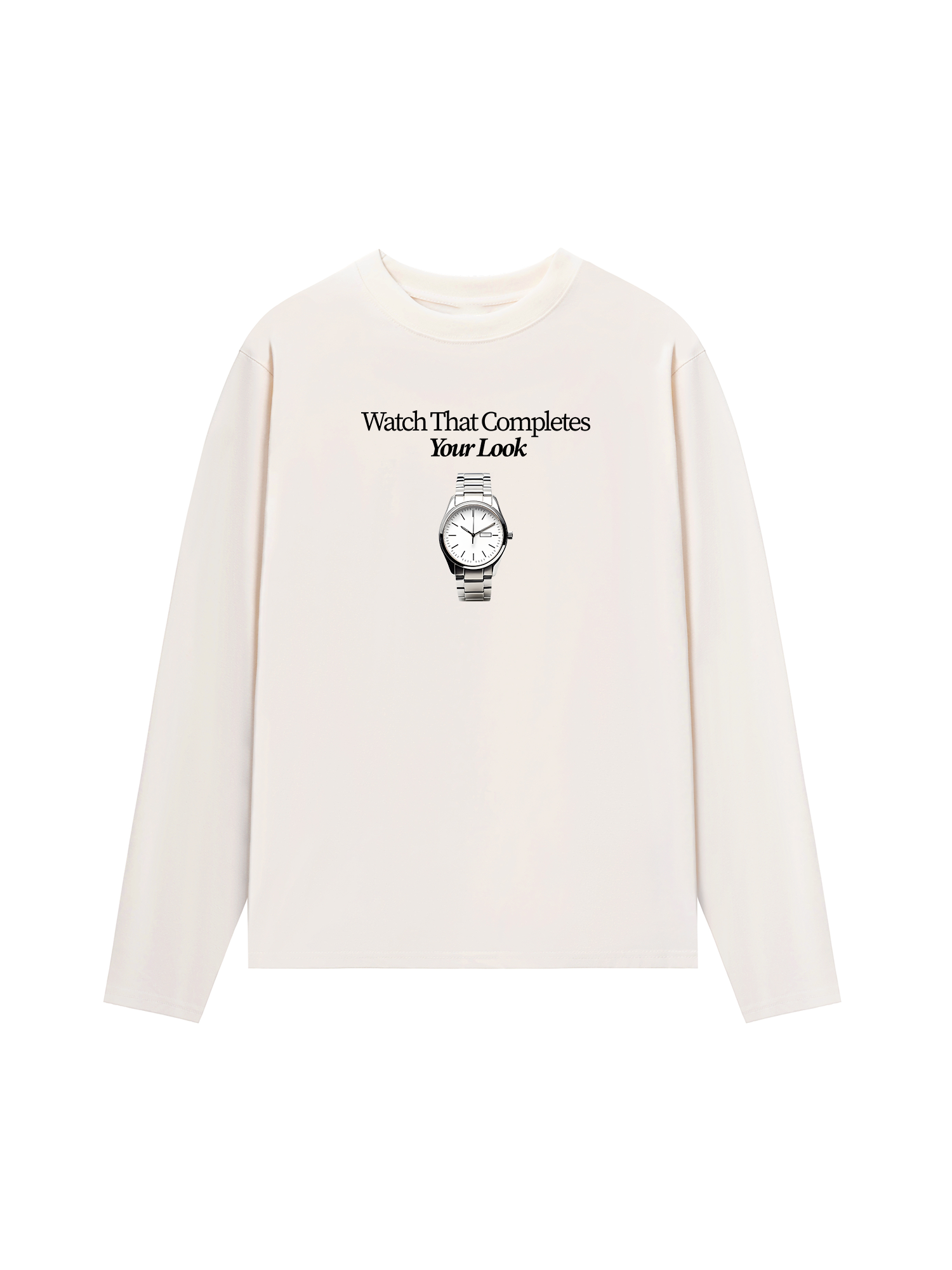 Áo Thun Dài Tay Watch That Completes