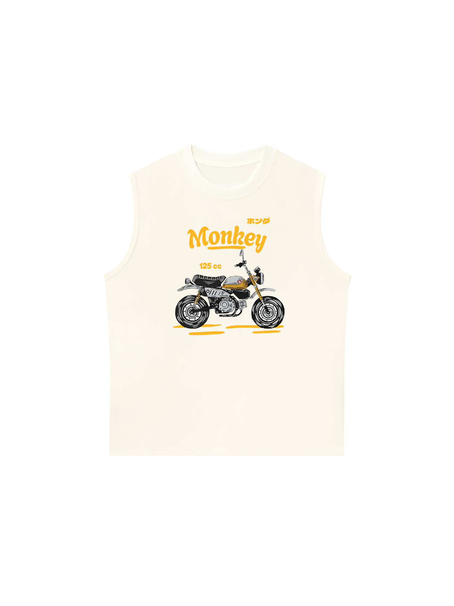 Áo Ba Lỗ Relaxed Fit Monkey 125cc
