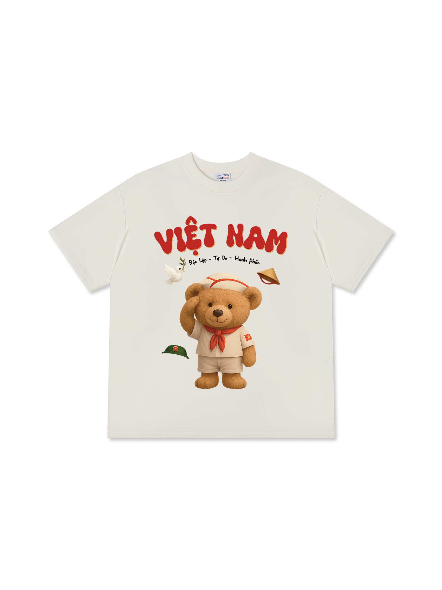 Áo Thun Relaxed Fit Việt Nam Teddy