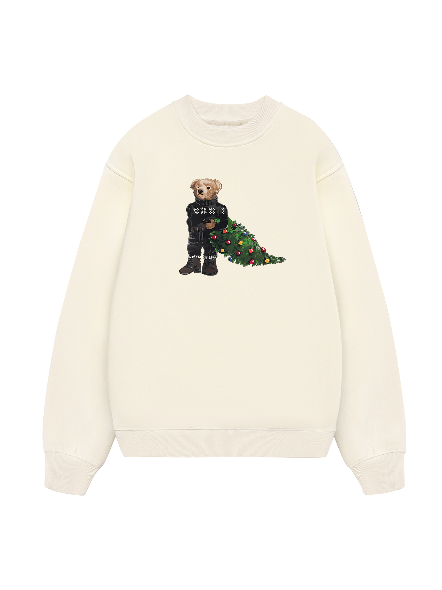 Bear With Xmas Tree Sweater