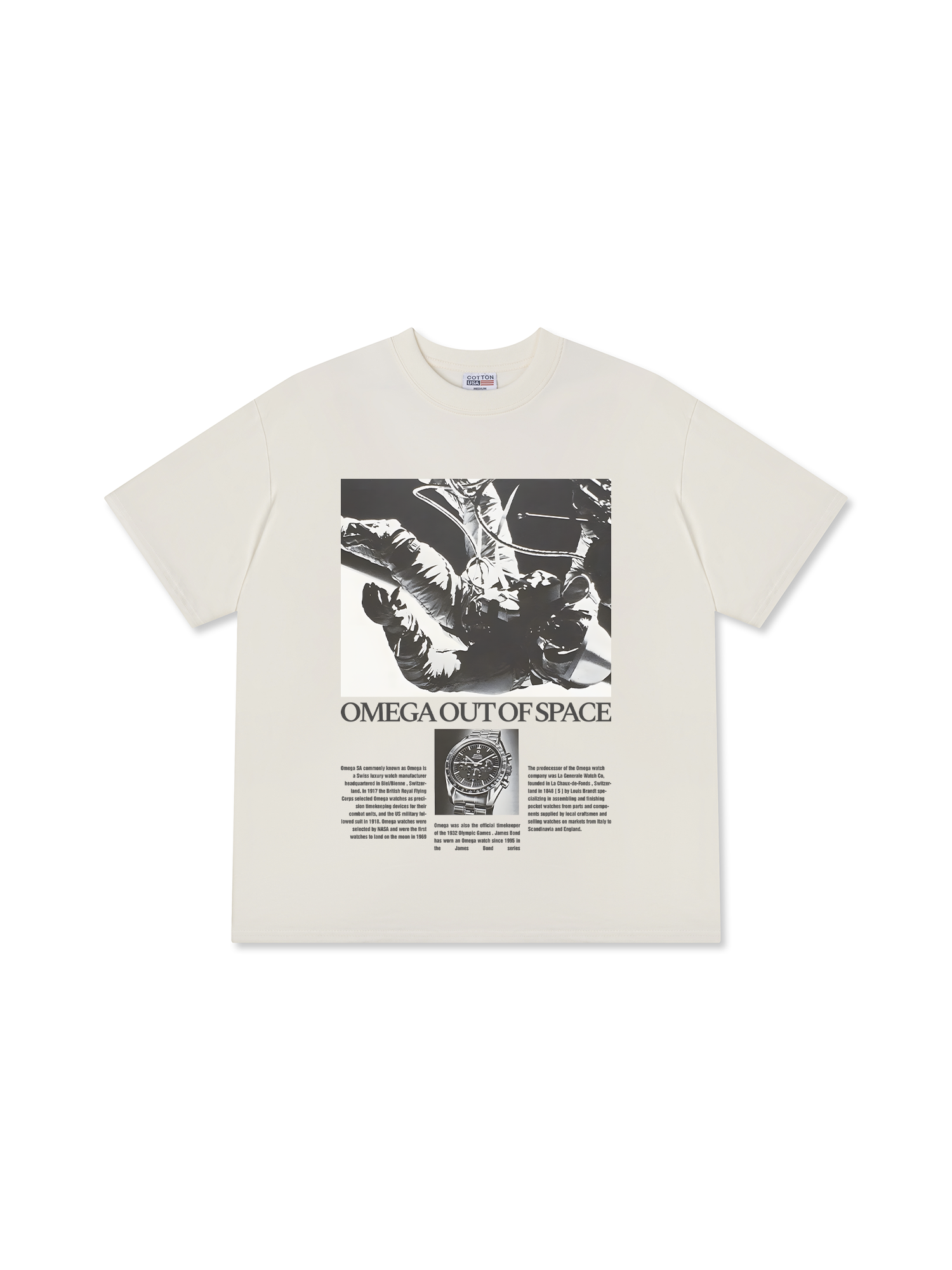 Áo Thun Relaxed Fit Watch Omega Out Of Space