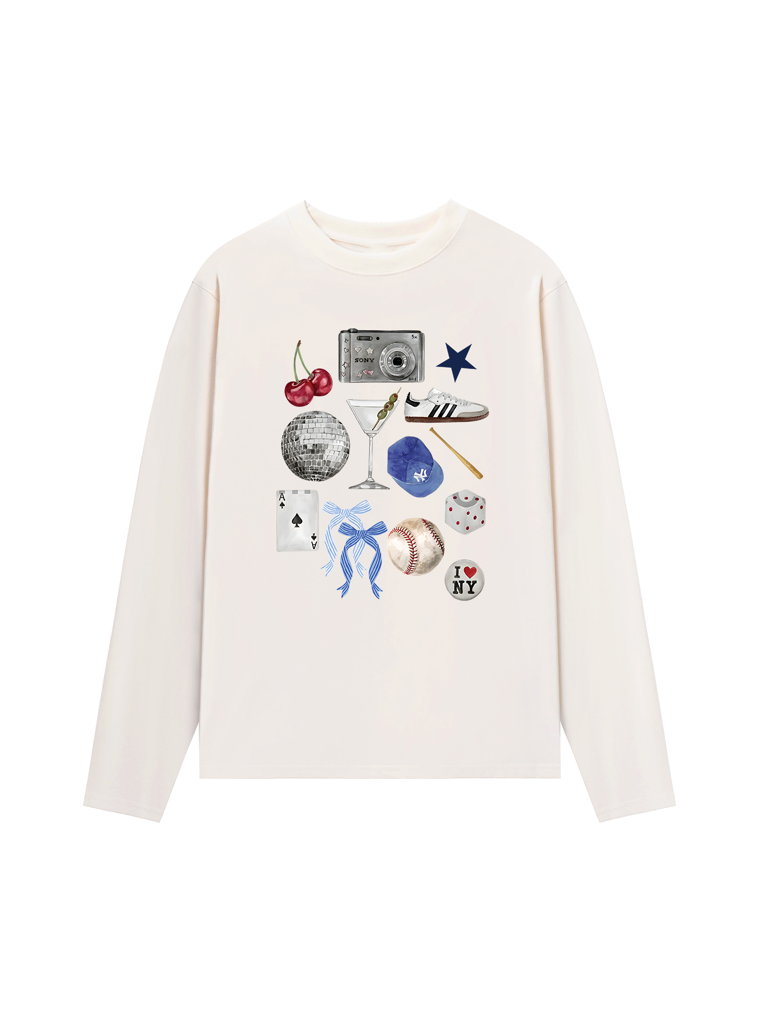 Áo Thun Dài Tay Baseball Cute Things