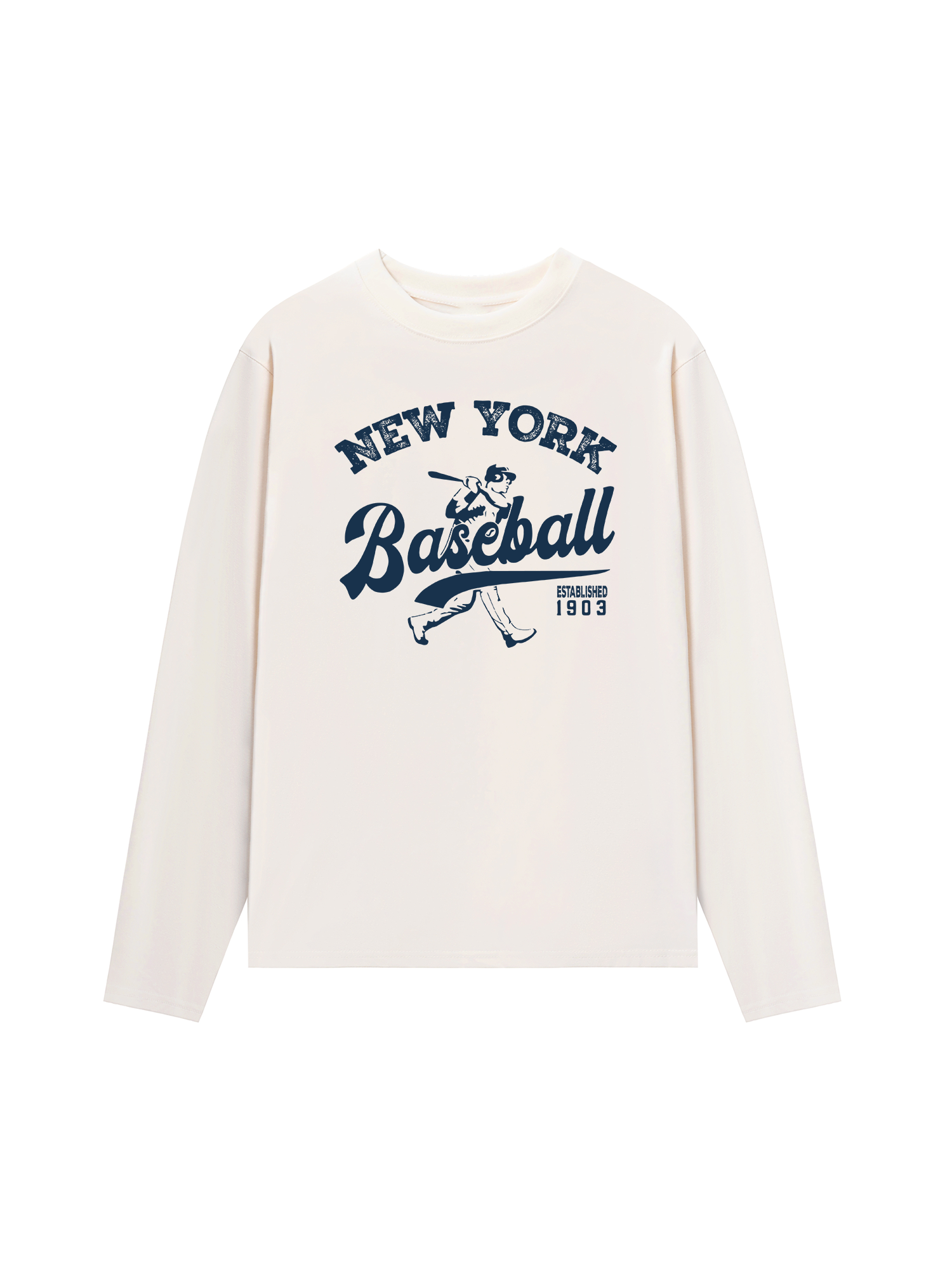 Áo Thun Dài Tay Baseball NewYork